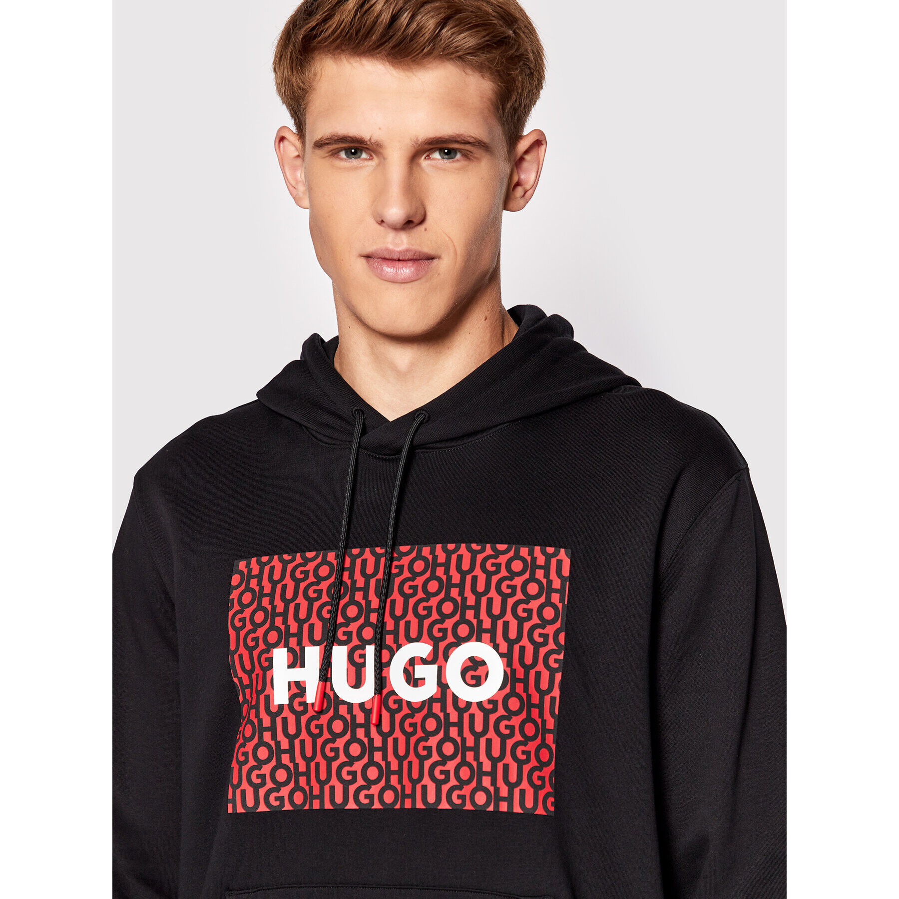 Hugo Суитшърт Dreeman 50473875 Черен Relaxed Fit - Pepit.bg