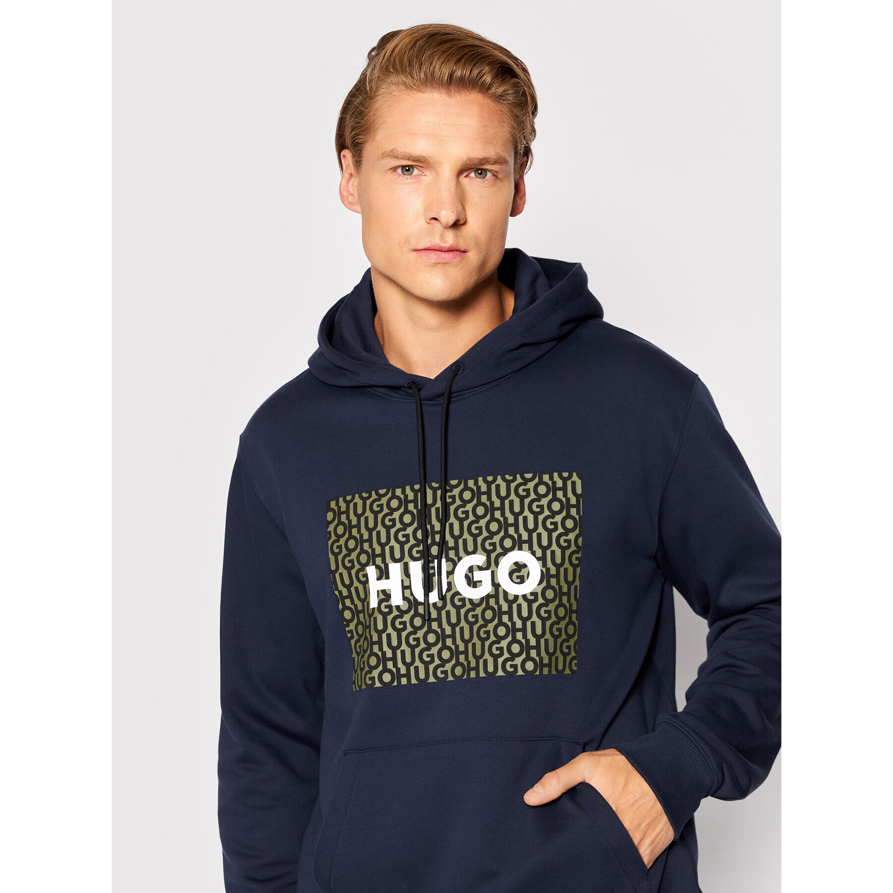 Hugo Суитшърт Dreeman 50473875 Тъмносин Relaxed Fit - Pepit.bg