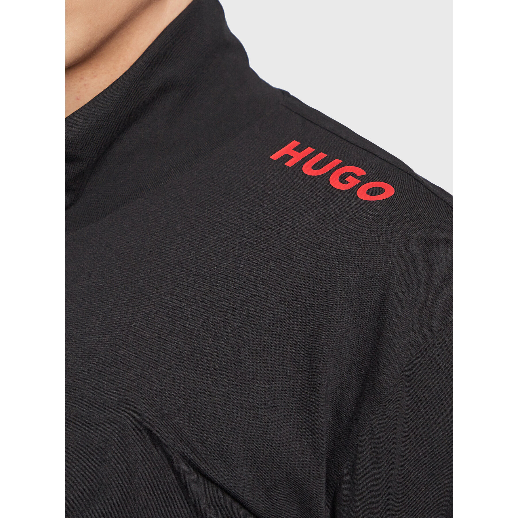 Hugo Суитшърт Labelled 50487782 Черен Relaxed Fit - Pepit.bg