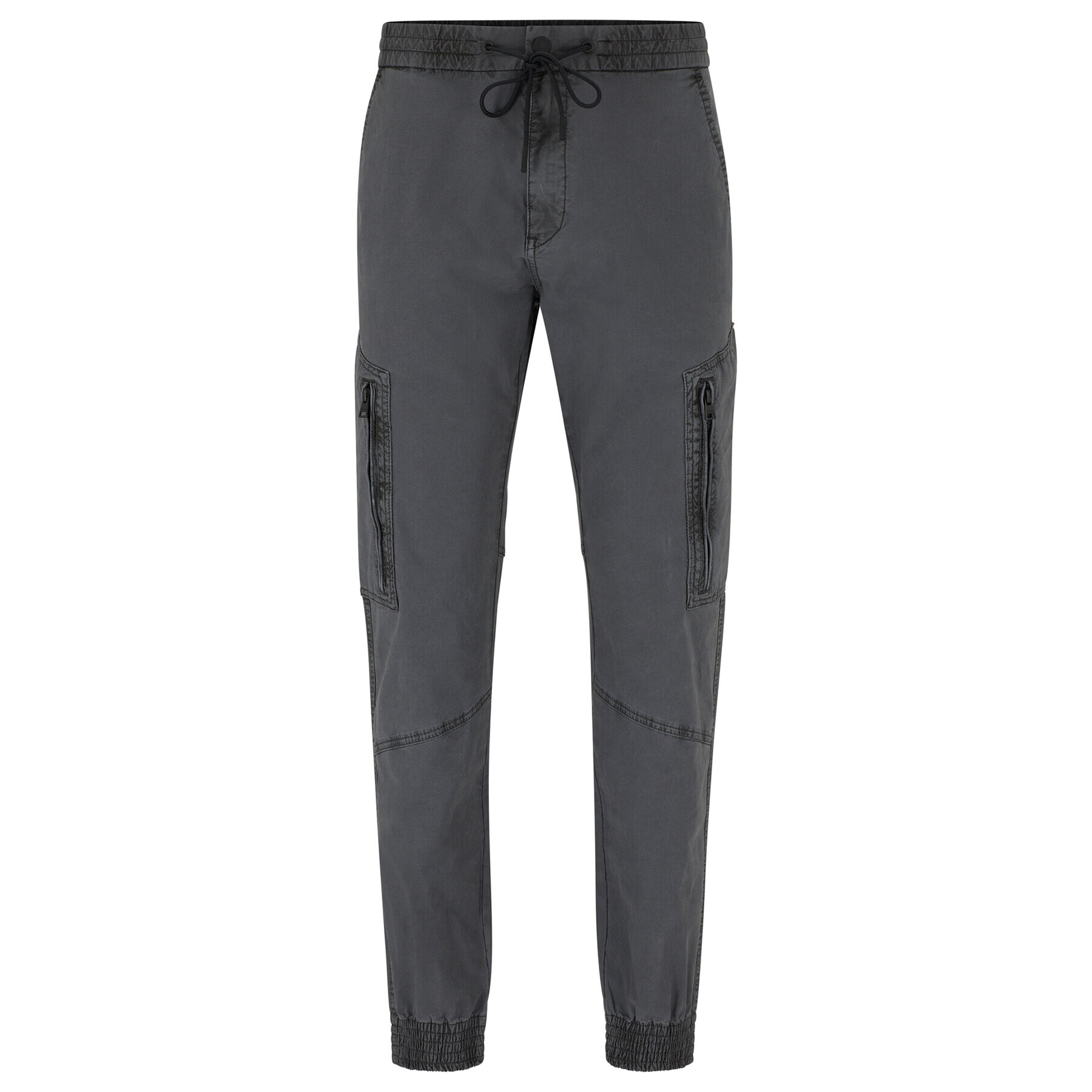 Hugo Текстилни панталони 50487841 Сив Slim Fit - Pepit.bg