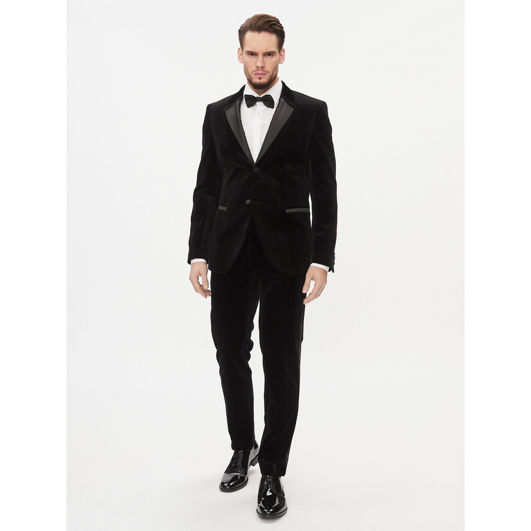 Hugo Текстилни панталони Getlin234E1 50502384 Черен Slim Fit - Pepit.bg