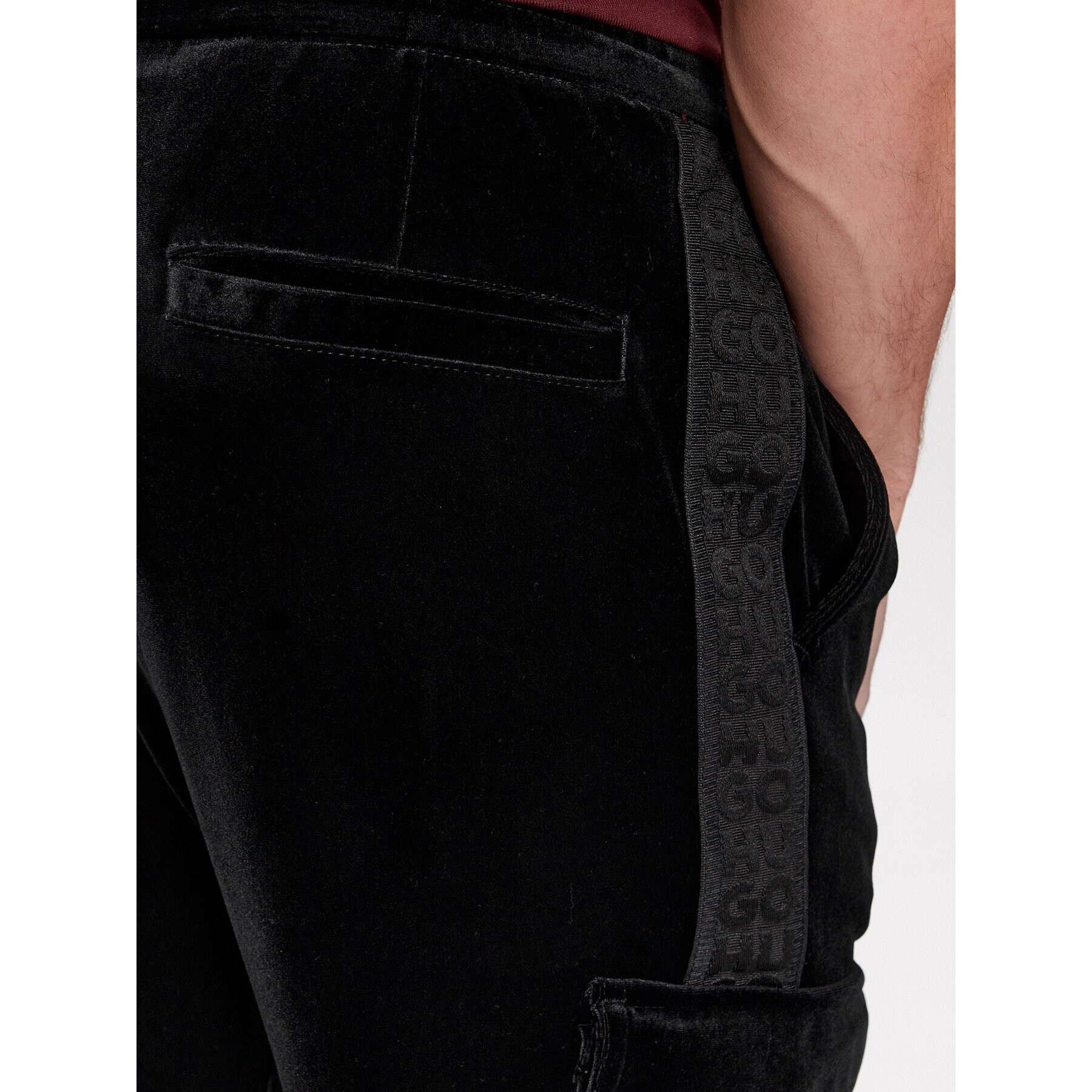 Hugo Текстилни панталони Glavin234 50499838 Черен Regular Fit - Pepit.bg