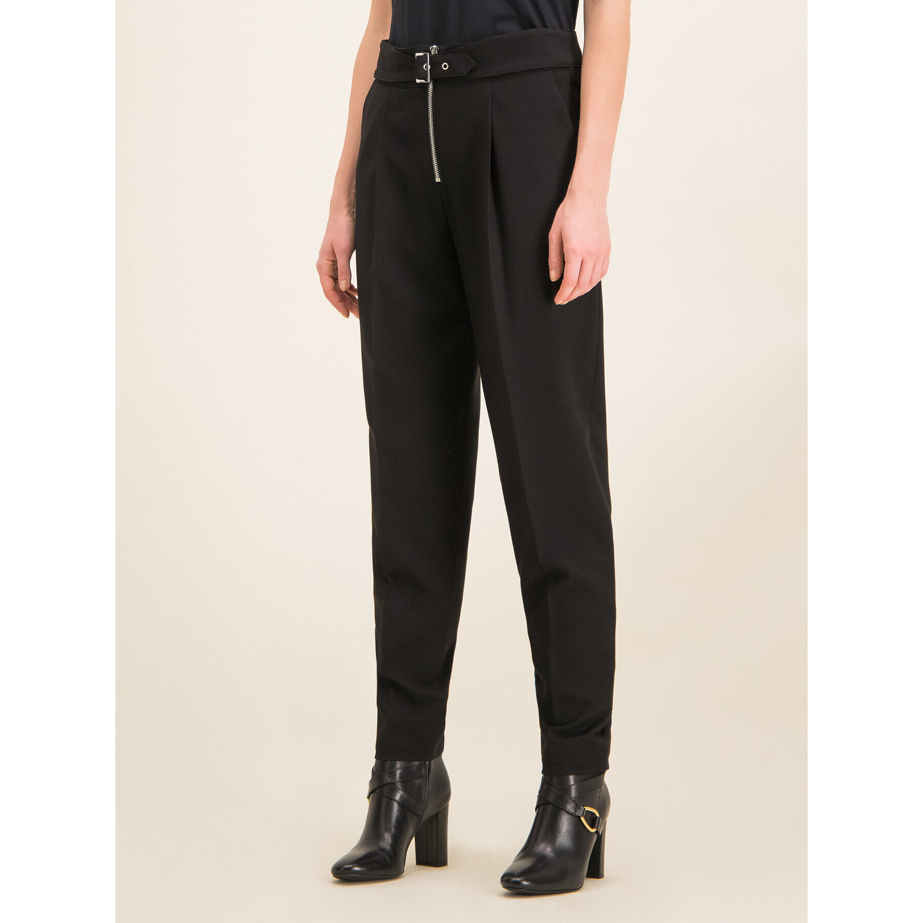 Hugo Текстилни панталони Hokali 50421108 Черен Regular Fit - Pepit.bg