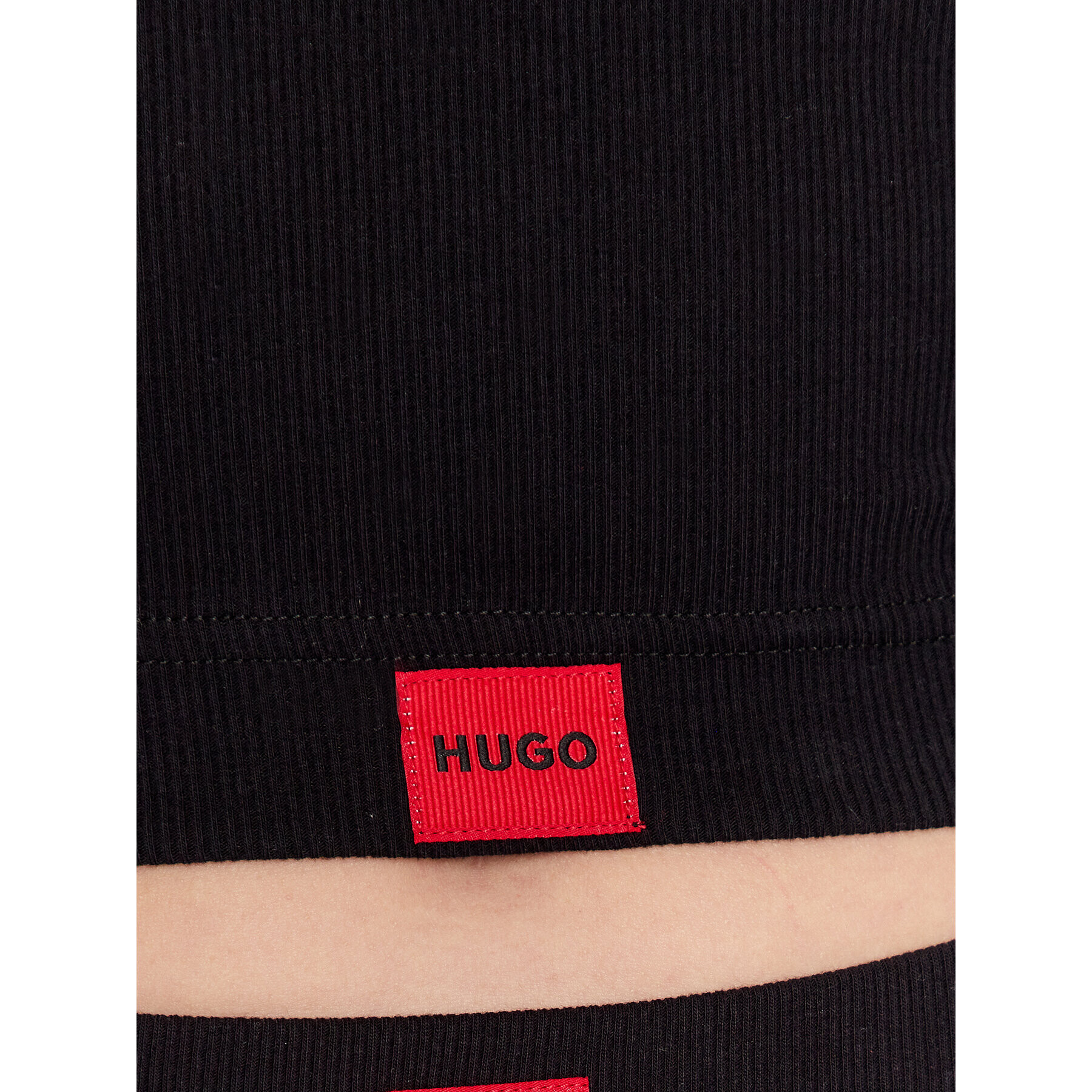 Hugo Тениска на пижама 50490639 Черен Slim Fit - Pepit.bg