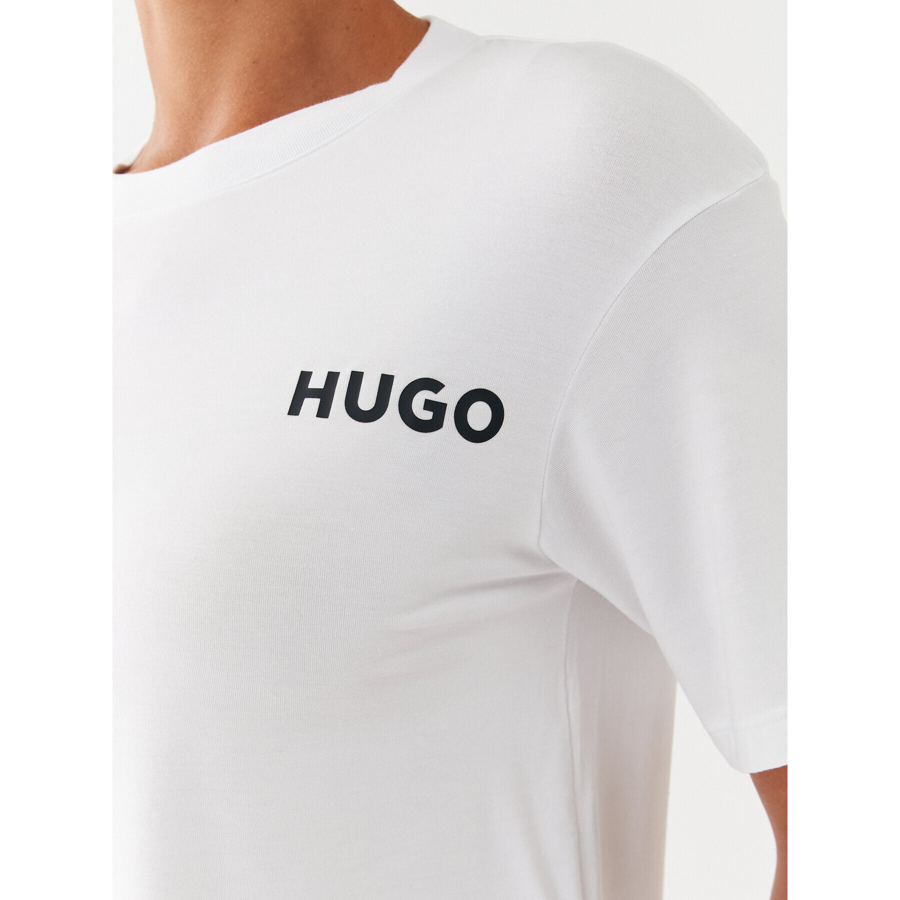 Hugo Тениска на пижама Unite 50490707 Бял Relaxed Fit - Pepit.bg