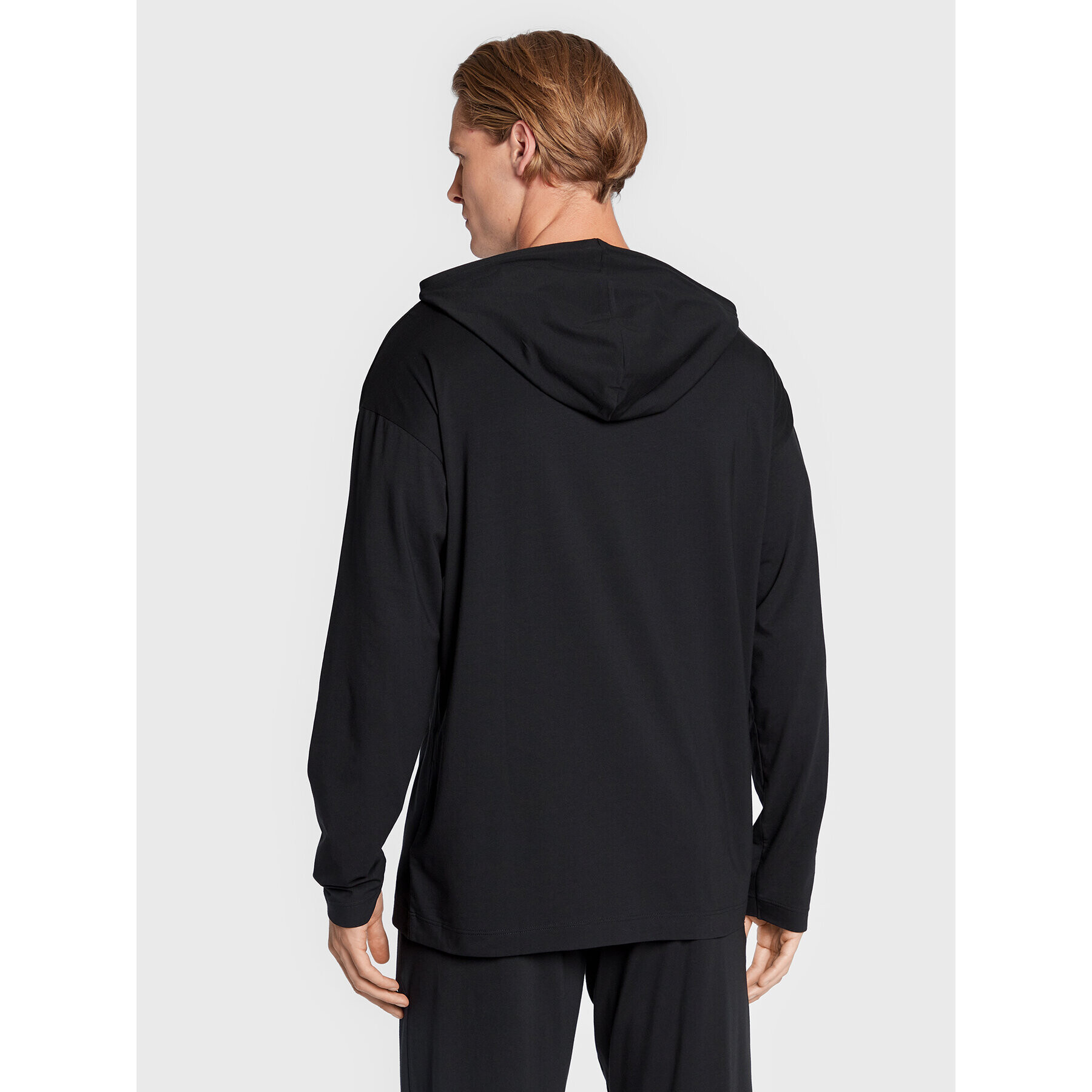 Hugo Тениска с дълъг ръкав Unite 50478917 Черен Regular Fit - Pepit.bg