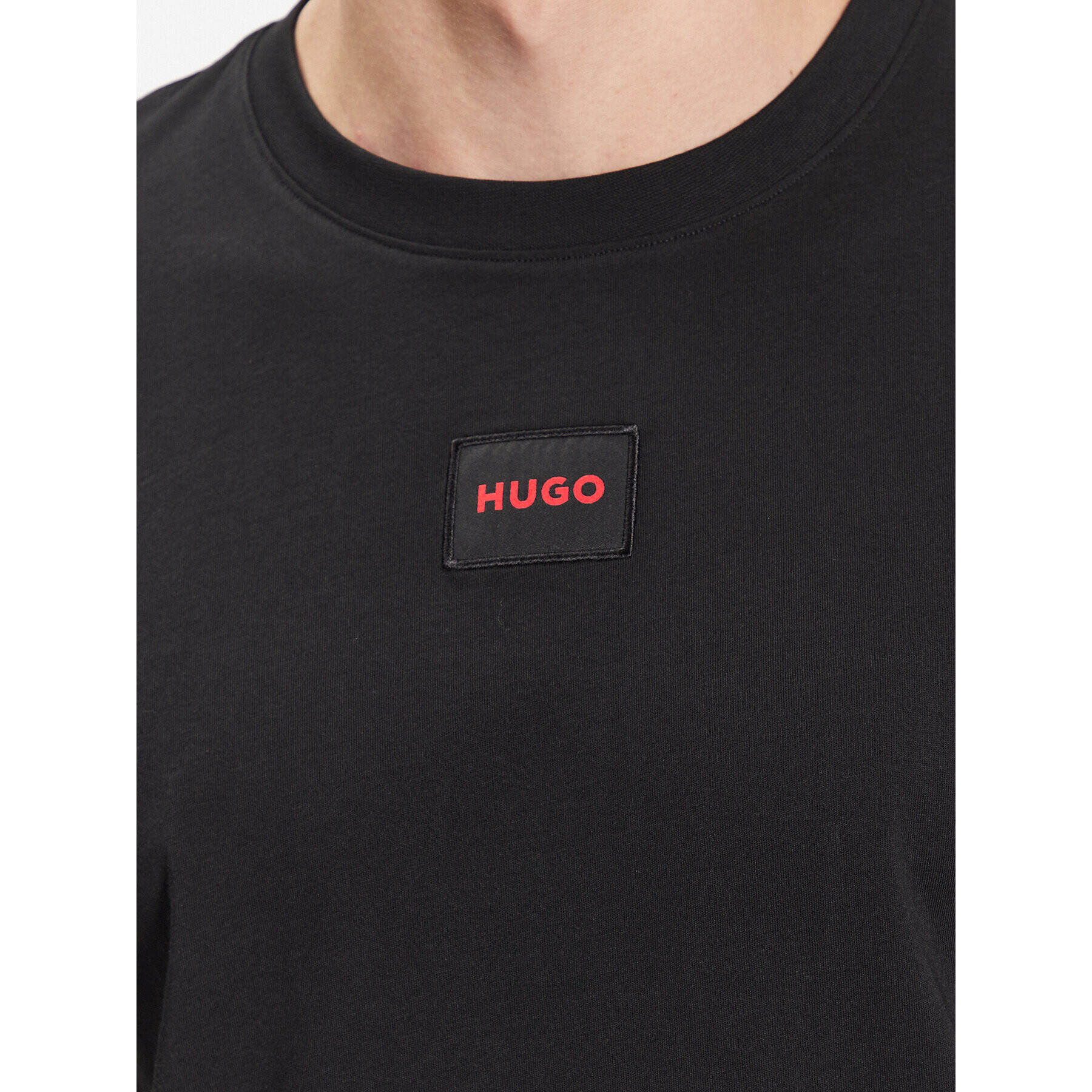 Hugo Тишърт 50447978 Черен Regular Fit - Pepit.bg