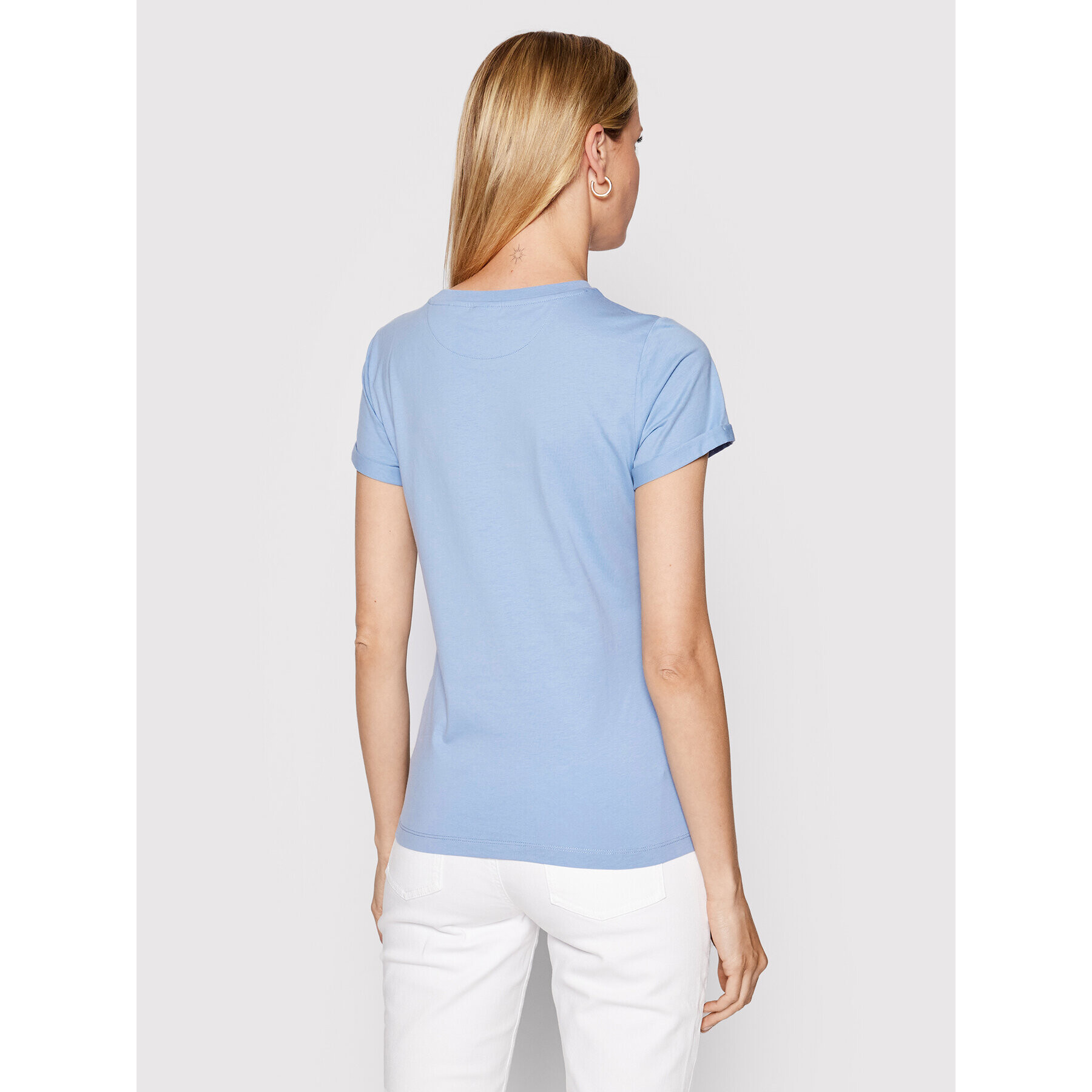 Hugo Тишърт 50467249 Син Slim Fit - Pepit.bg