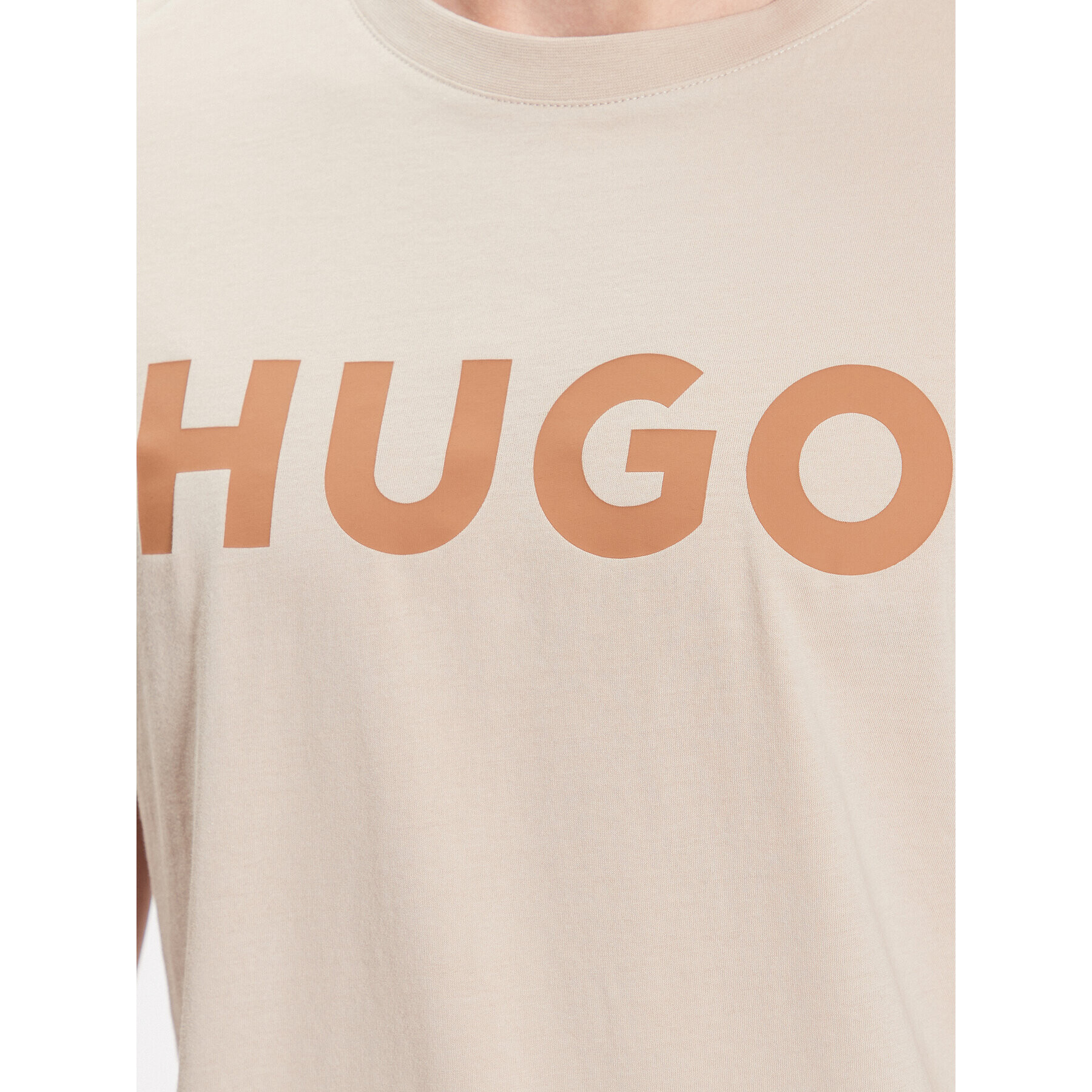 Hugo Тишърт 50467556 Бежов Regular Fit - Pepit.bg