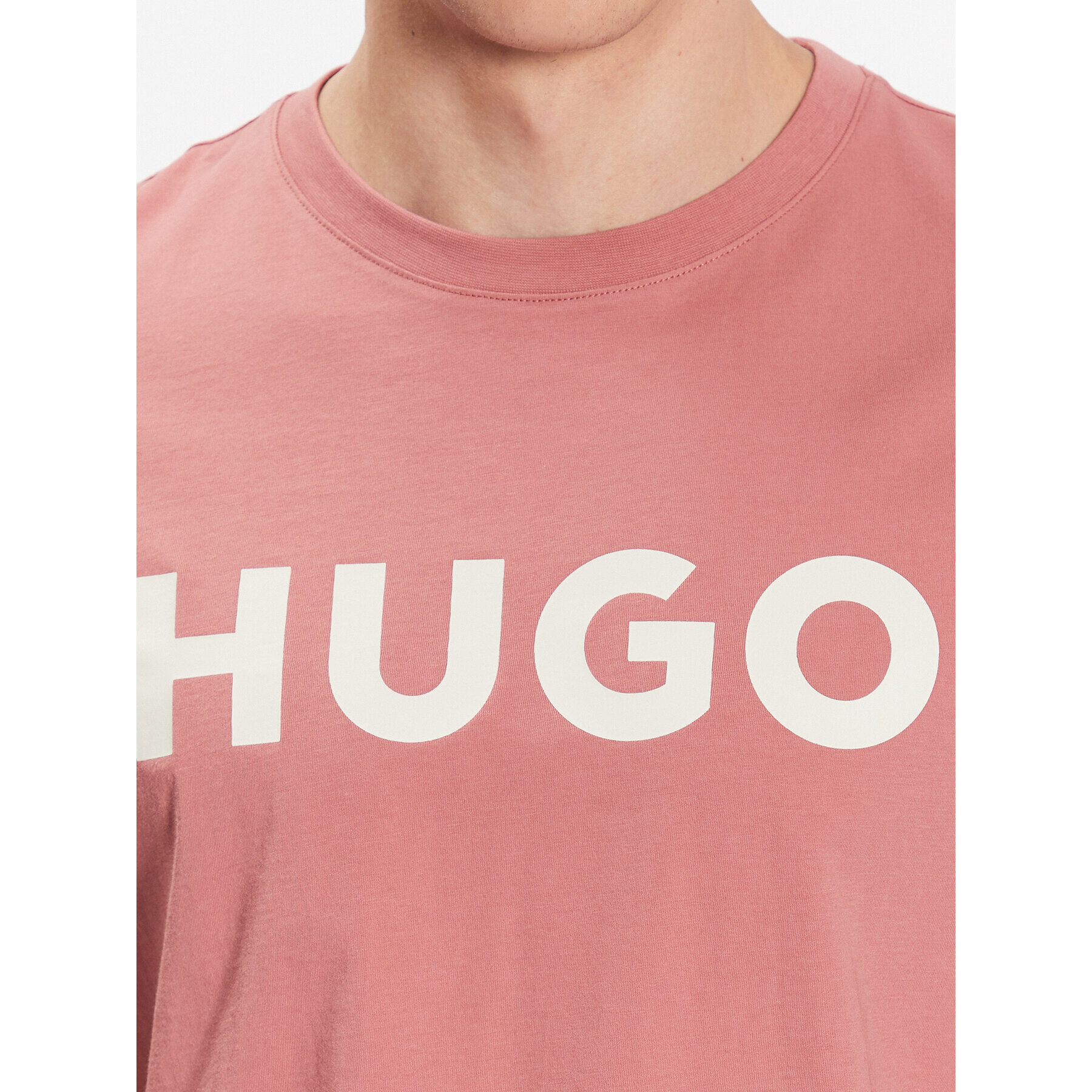 Hugo Тишърт Dulivio 50467556 Розов Regular Fit - Pepit.bg