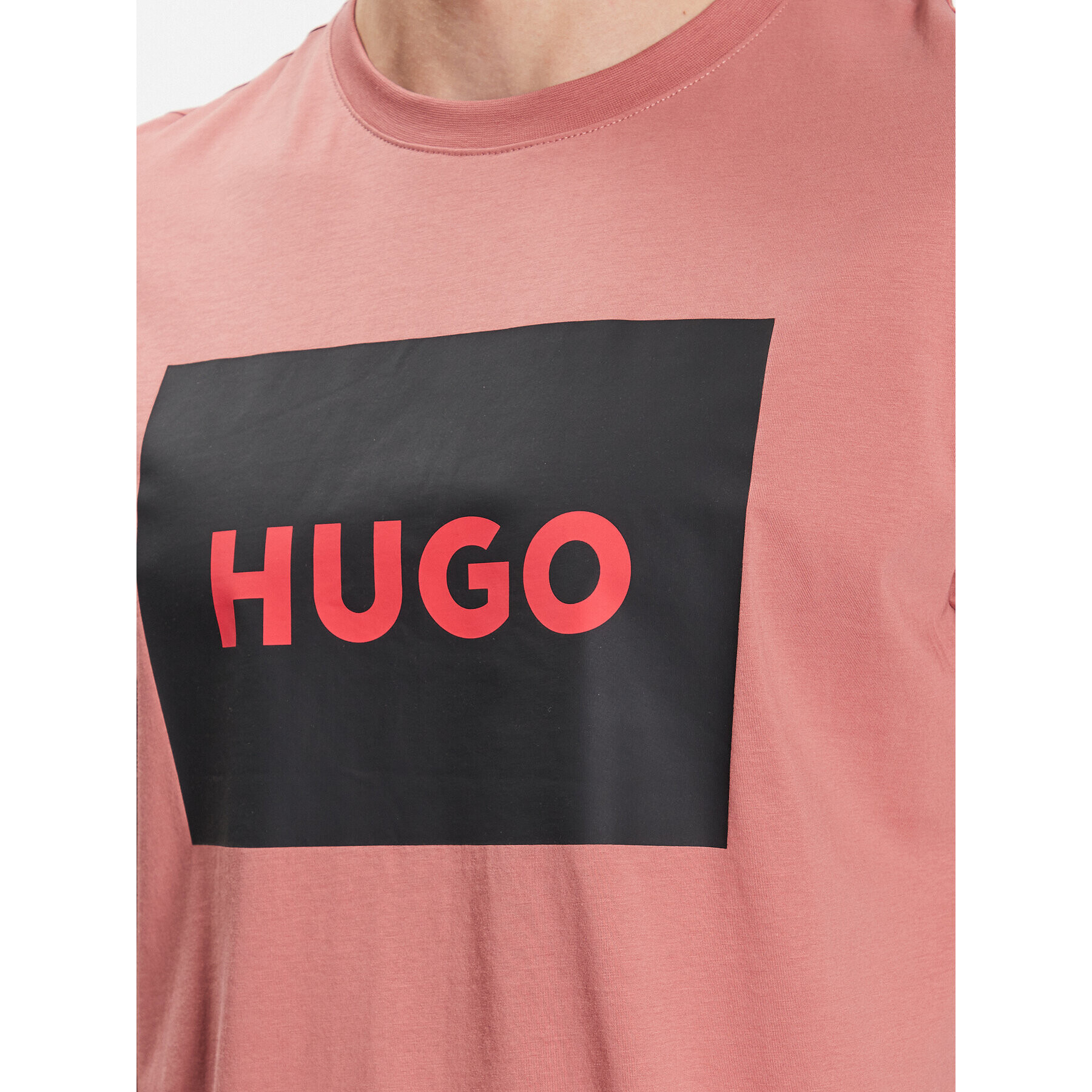 Hugo Тишърт Dulive222 50467952 Розов Regular Fit - Pepit.bg