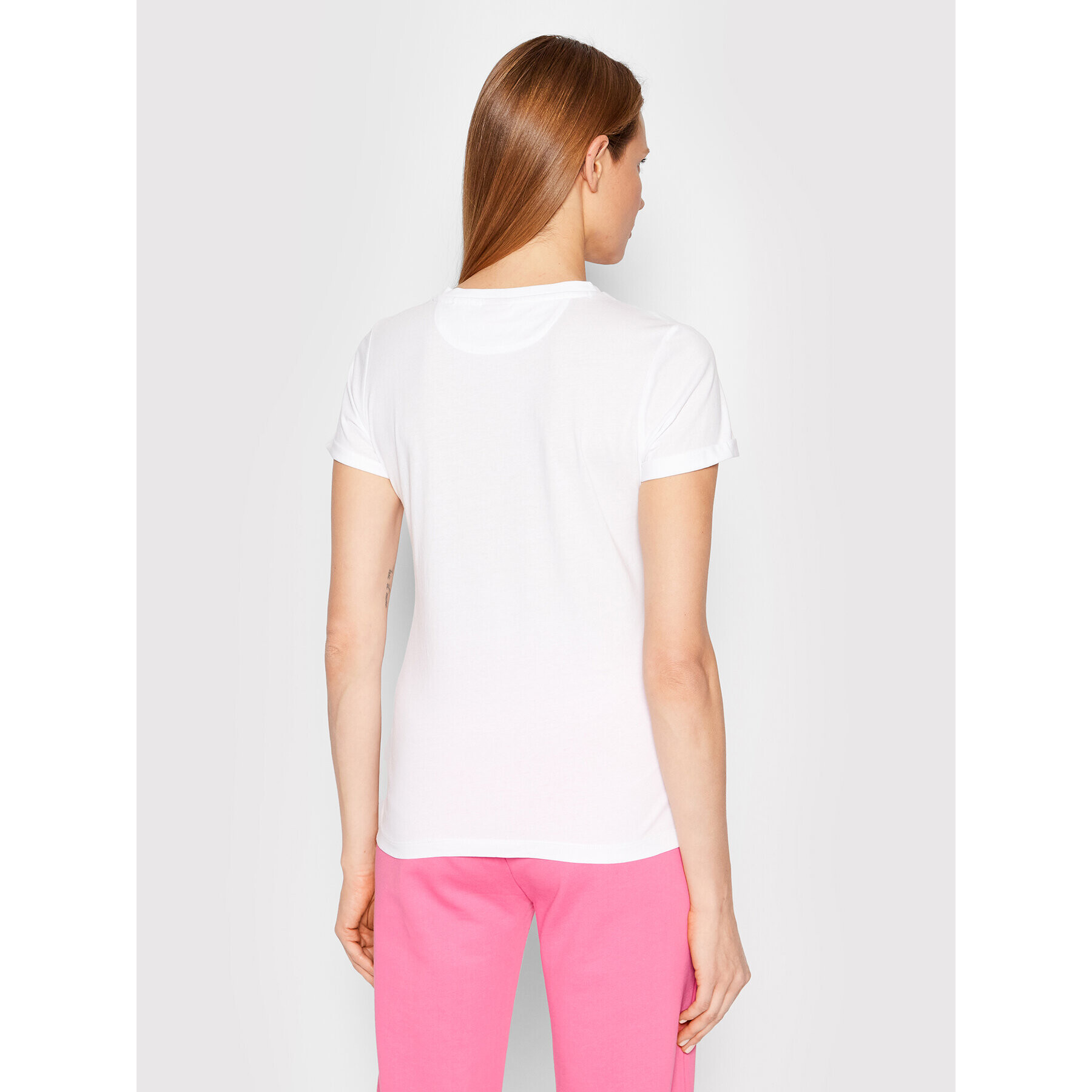 Hugo Тишърт 50473813 Бял Slim Fit - Pepit.bg
