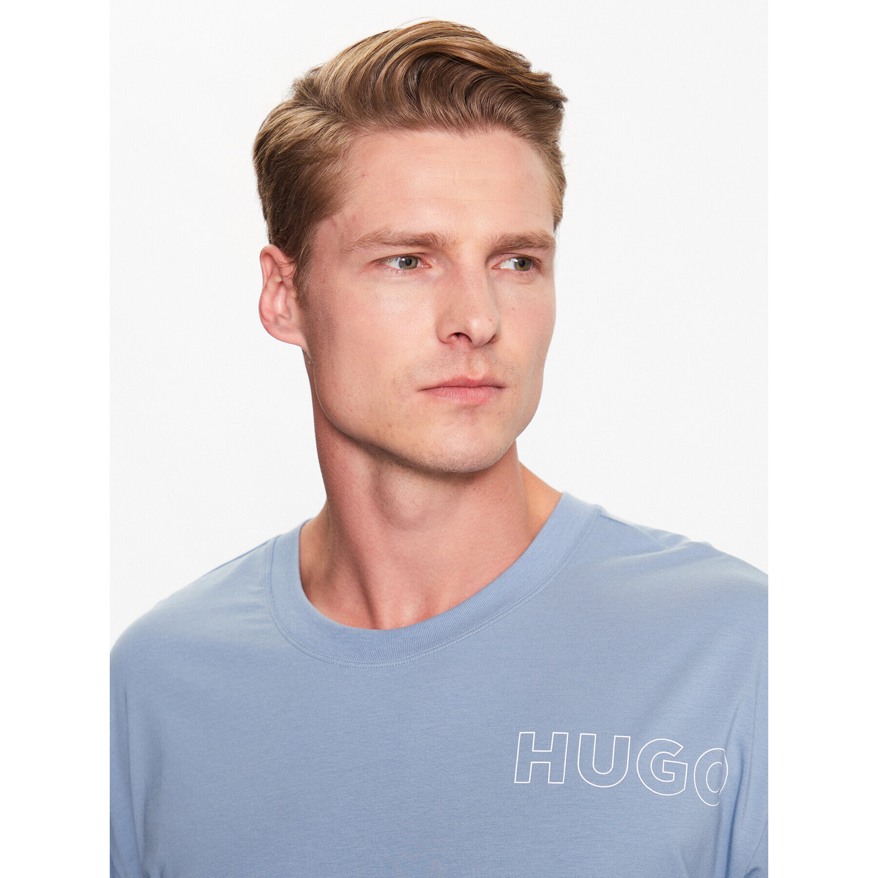 Hugo Тишърт 50478916 Син Relaxed Fit - Pepit.bg