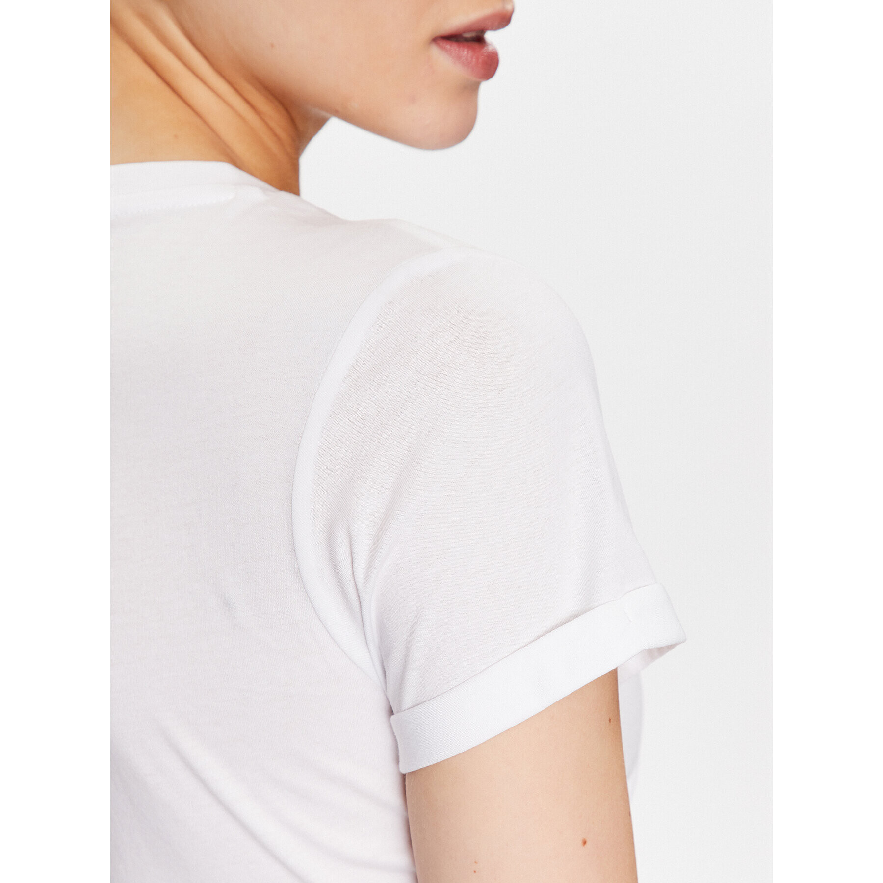 Hugo Тишърт 50485034 Бял Slim Fit - Pepit.bg