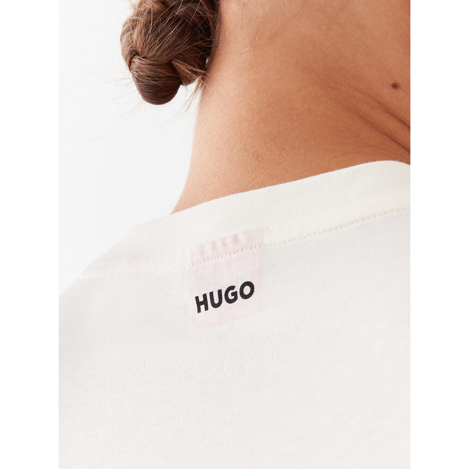 Hugo Тишърт 50485143 Бежов Regular Fit - Pepit.bg