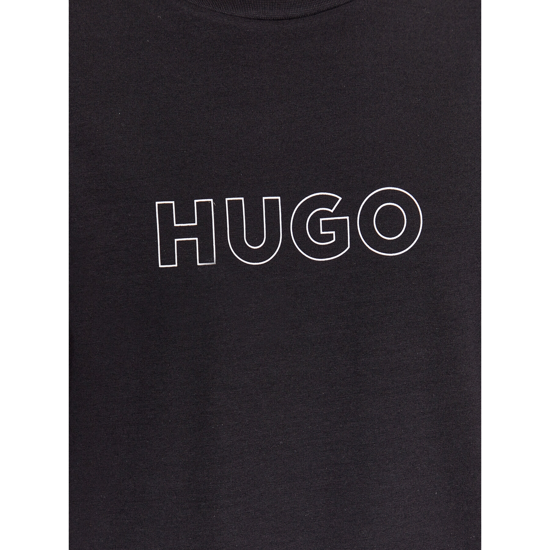 Hugo Тишърт 50501710 Черен Regular Fit - Pepit.bg