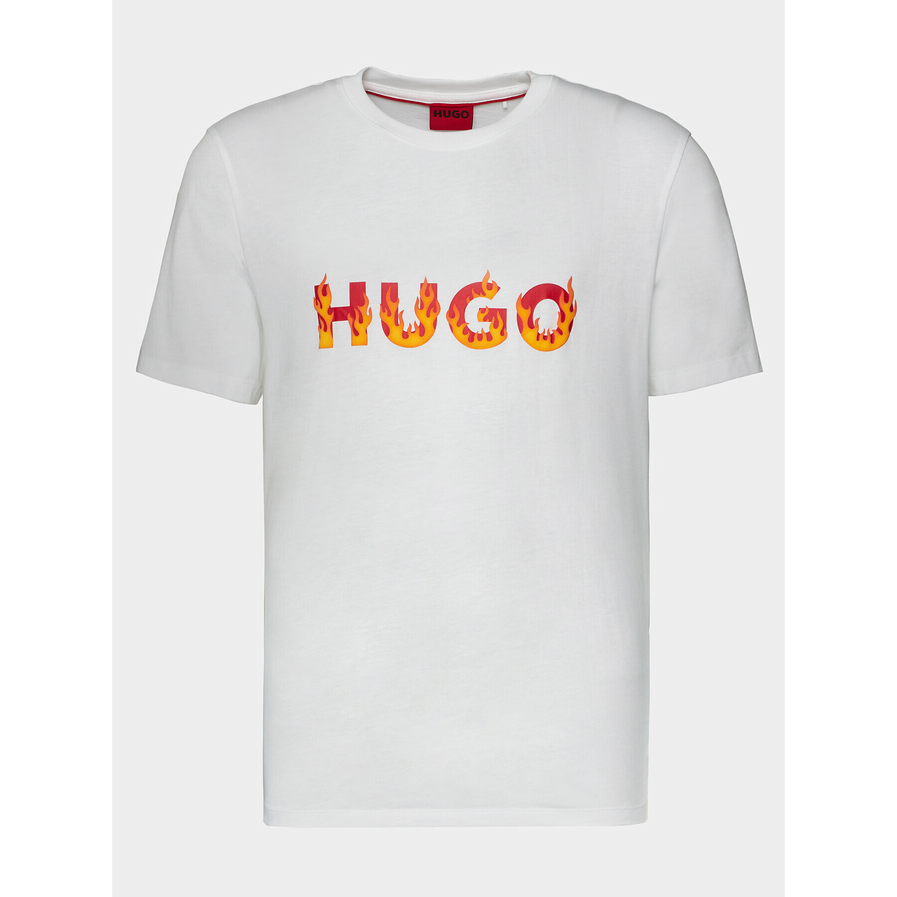 Hugo Тишърт Danda 50504542 Бял Regular Fit - Pepit.bg