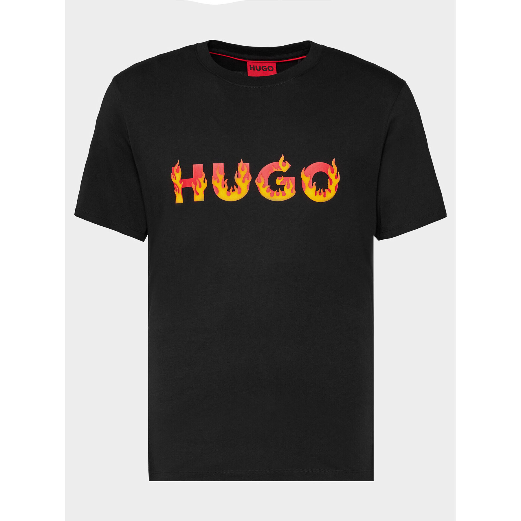 Hugo Тишърт Danda 50504542 Черен Regular Fit - Pepit.bg