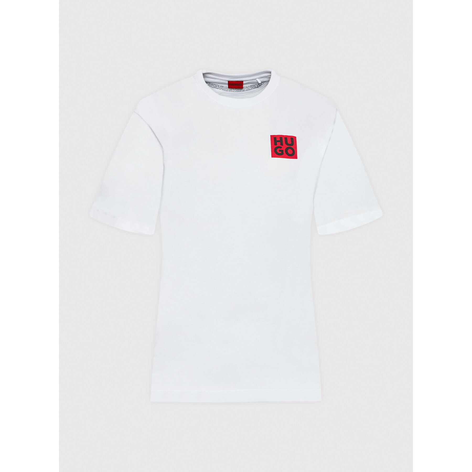 Hugo Тишърт Dashire 50474497 Бял Relaxed Fit - Pepit.bg