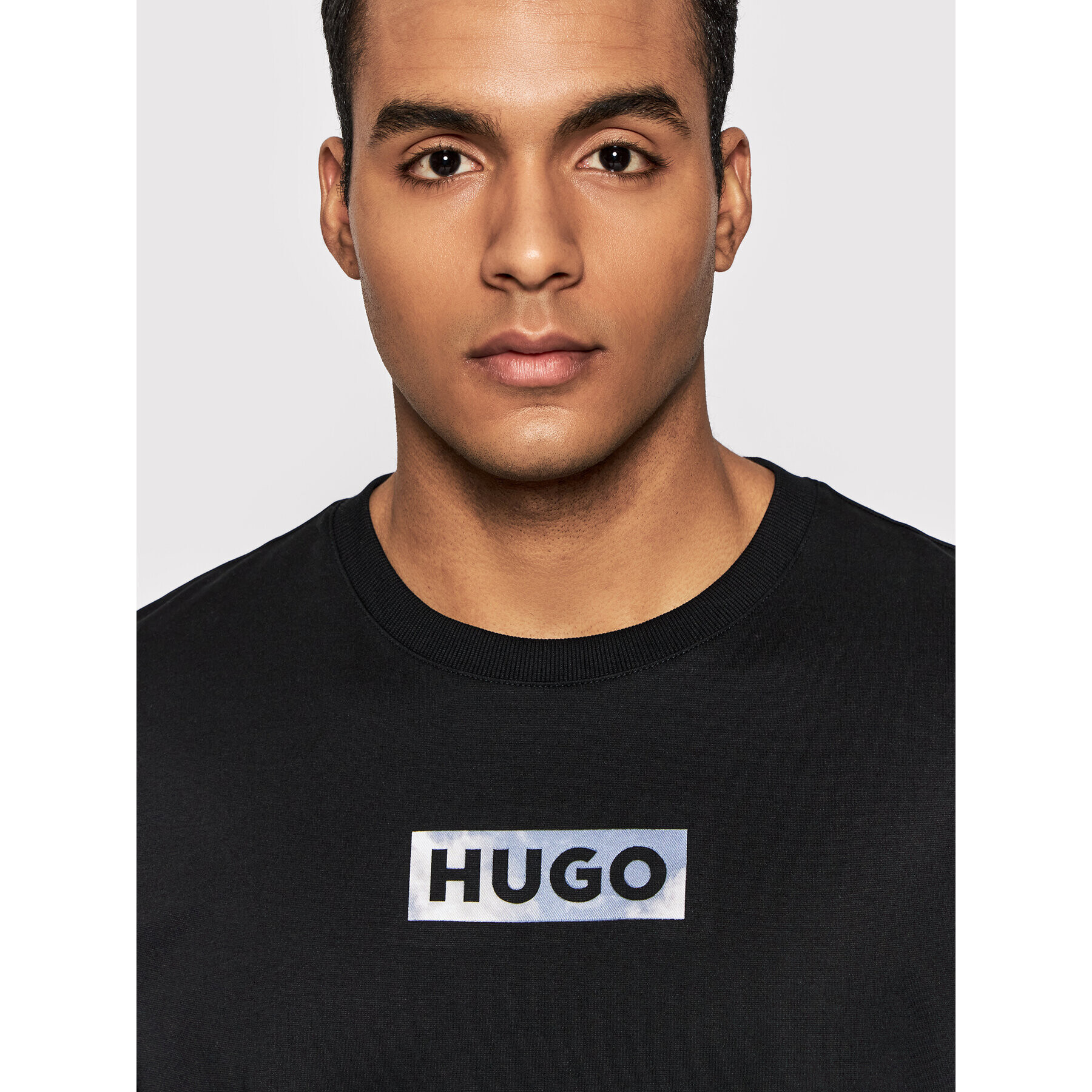 Hugo Тишърт Dasketball 50465935 Черен Relaxed Fit - Pepit.bg