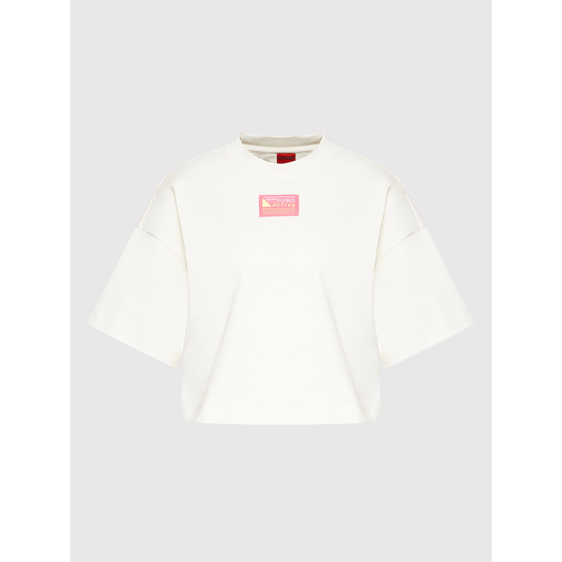 Hugo Тишърт Daylora 50466554 Бял Relaxed Fit - Pepit.bg