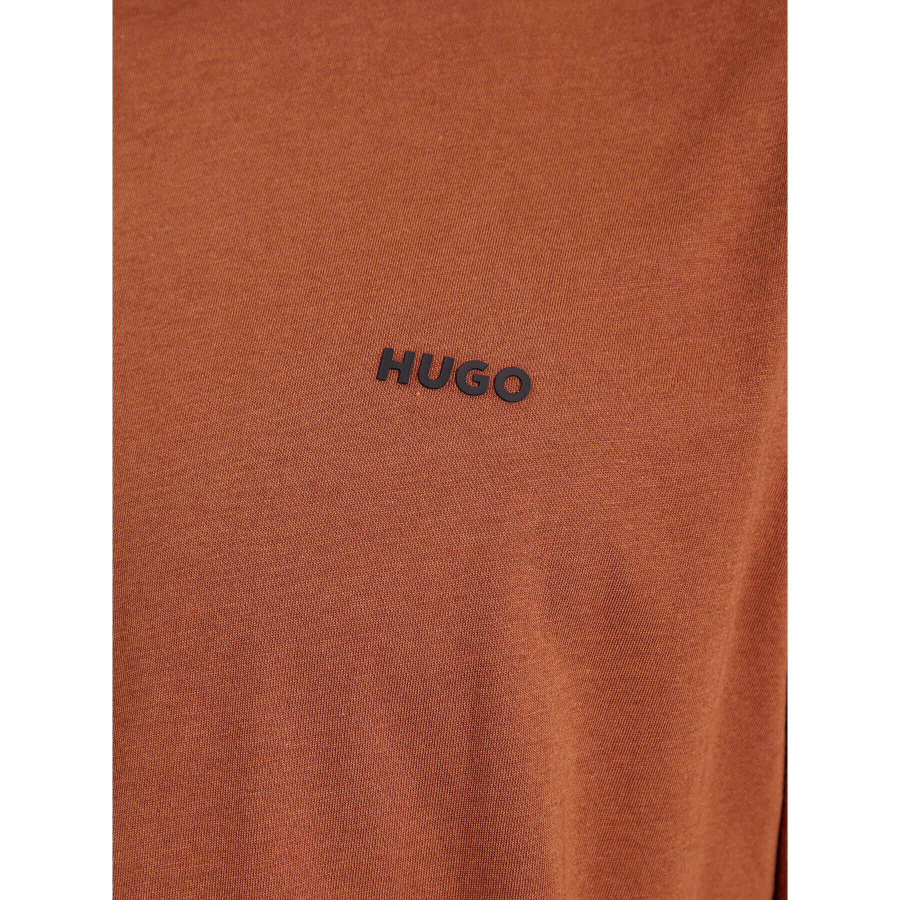 Hugo Тишърт Dero222 50466158 Кафяв Regular Fit - Pepit.bg