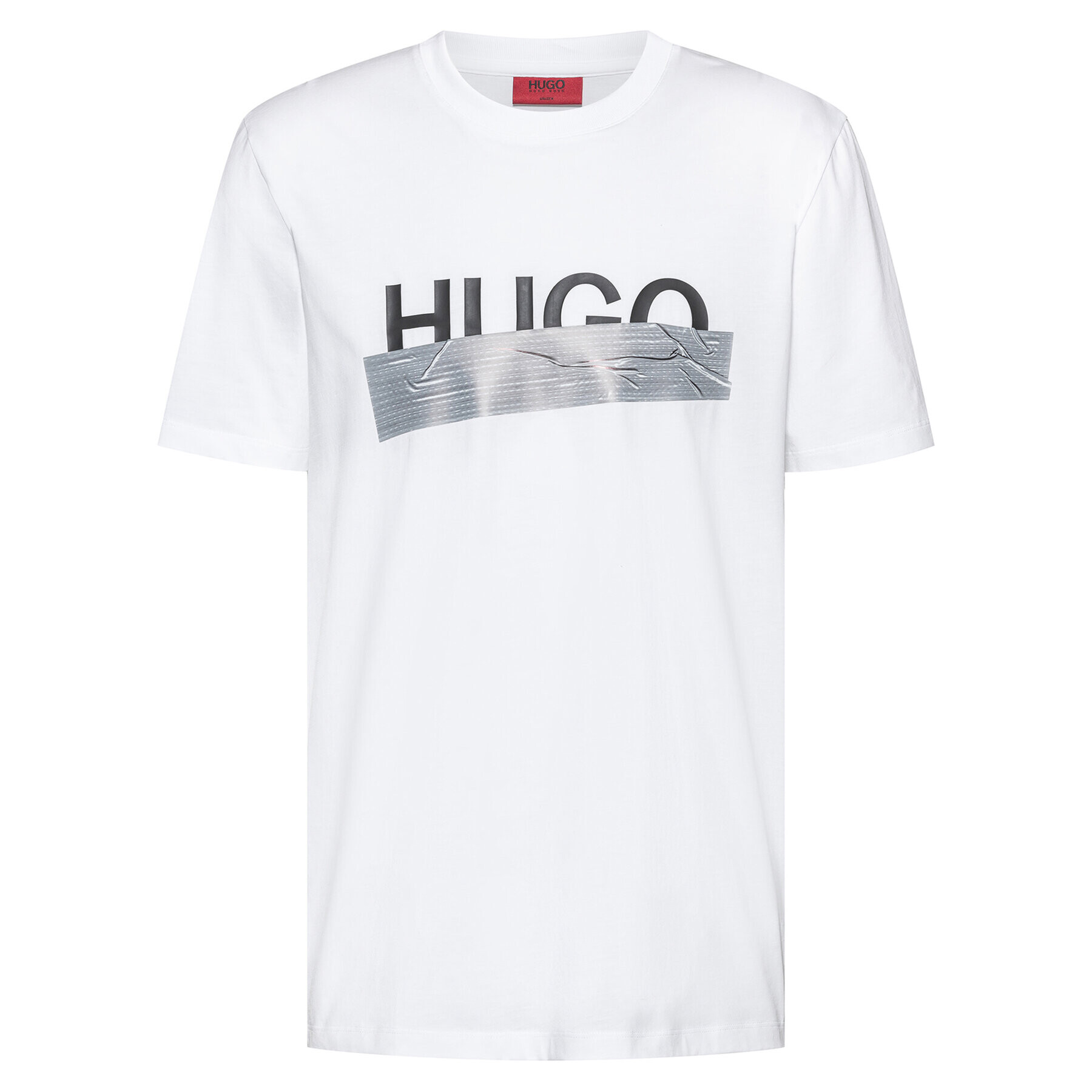 Hugo Тишърт Dicagolino U204 50436413 Бял Regular Fit - Pepit.bg