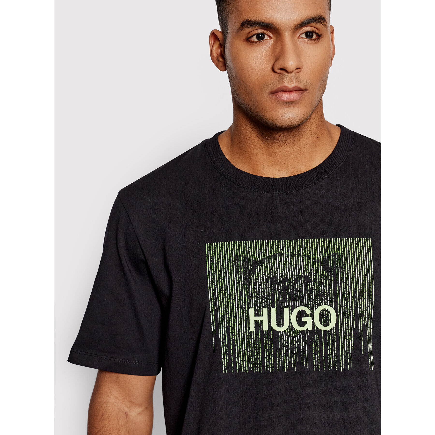 Hugo Тишърт Dintage 50463214 Черен Regular Fit - Pepit.bg