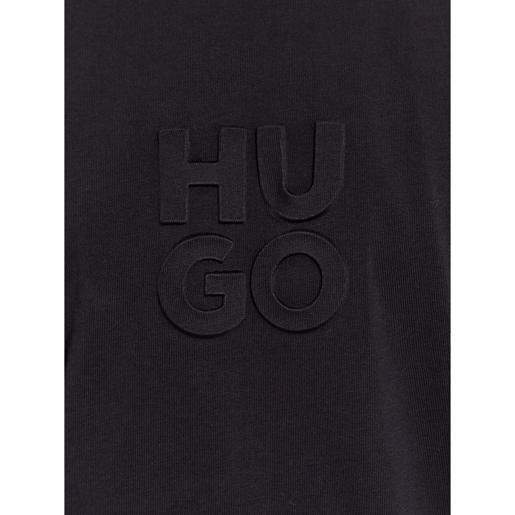 Hugo Тишърт Dleek 50496637 Черен Relaxed Fit - Pepit.bg