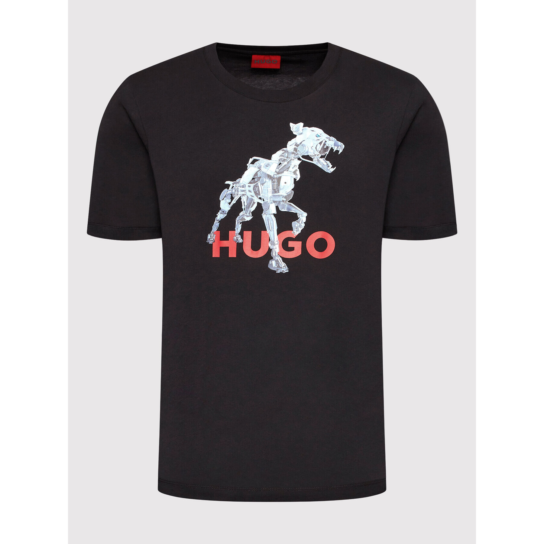 Hugo Тишърт Dobotic 50475590 Черен Relaxed Fit - Pepit.bg