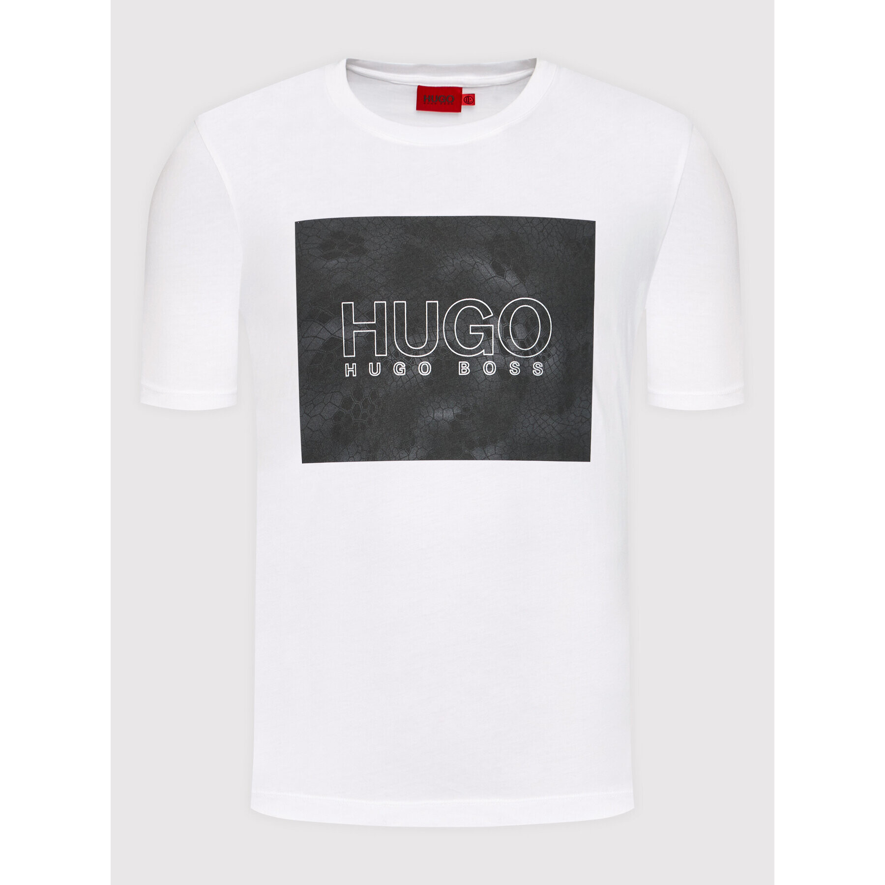 Hugo Тишърт Dolive_U214 50456859 Бял Regular Fit - Pepit.bg