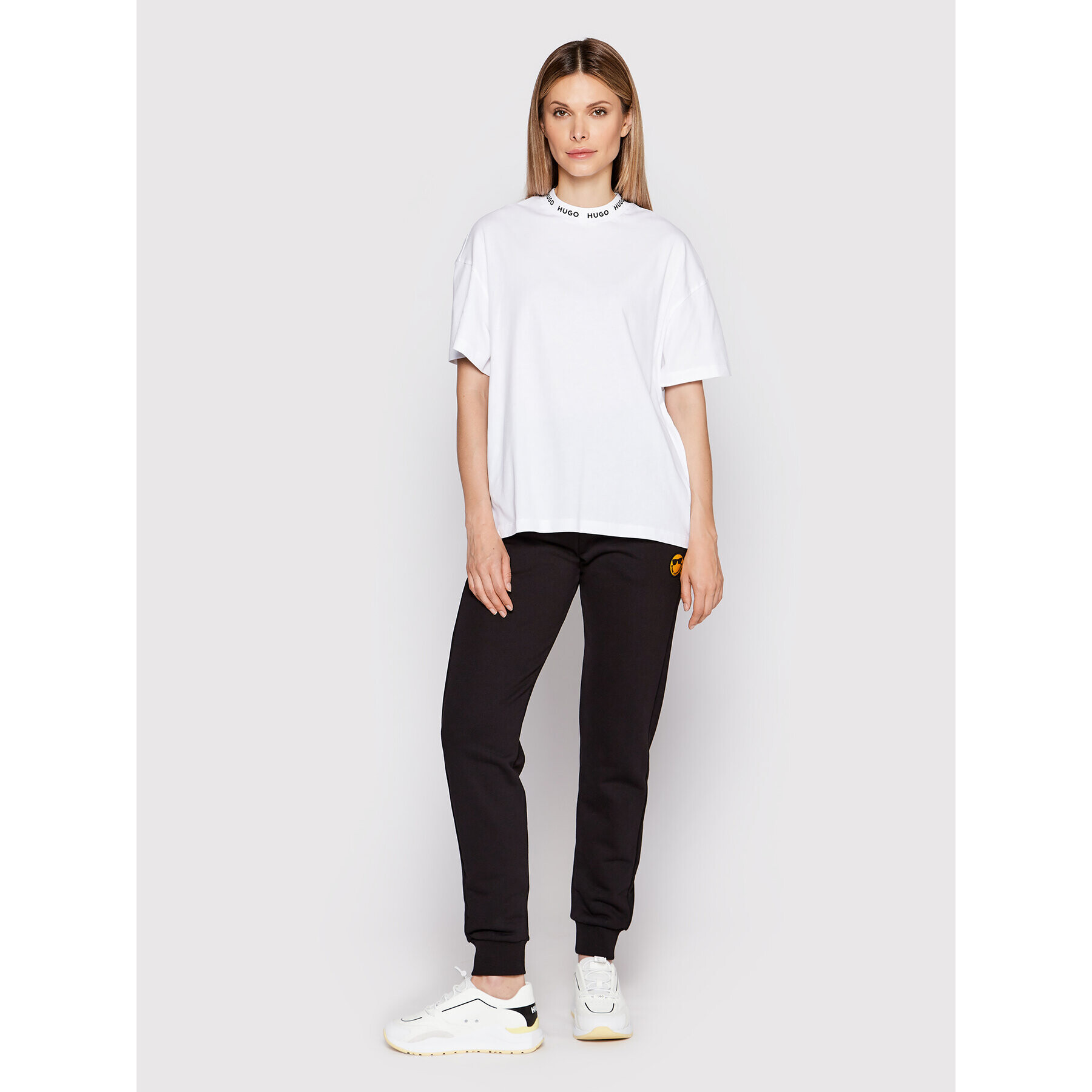 Hugo Тишърт Dorene_1 50473300 Бял Regular Fit - Pepit.bg