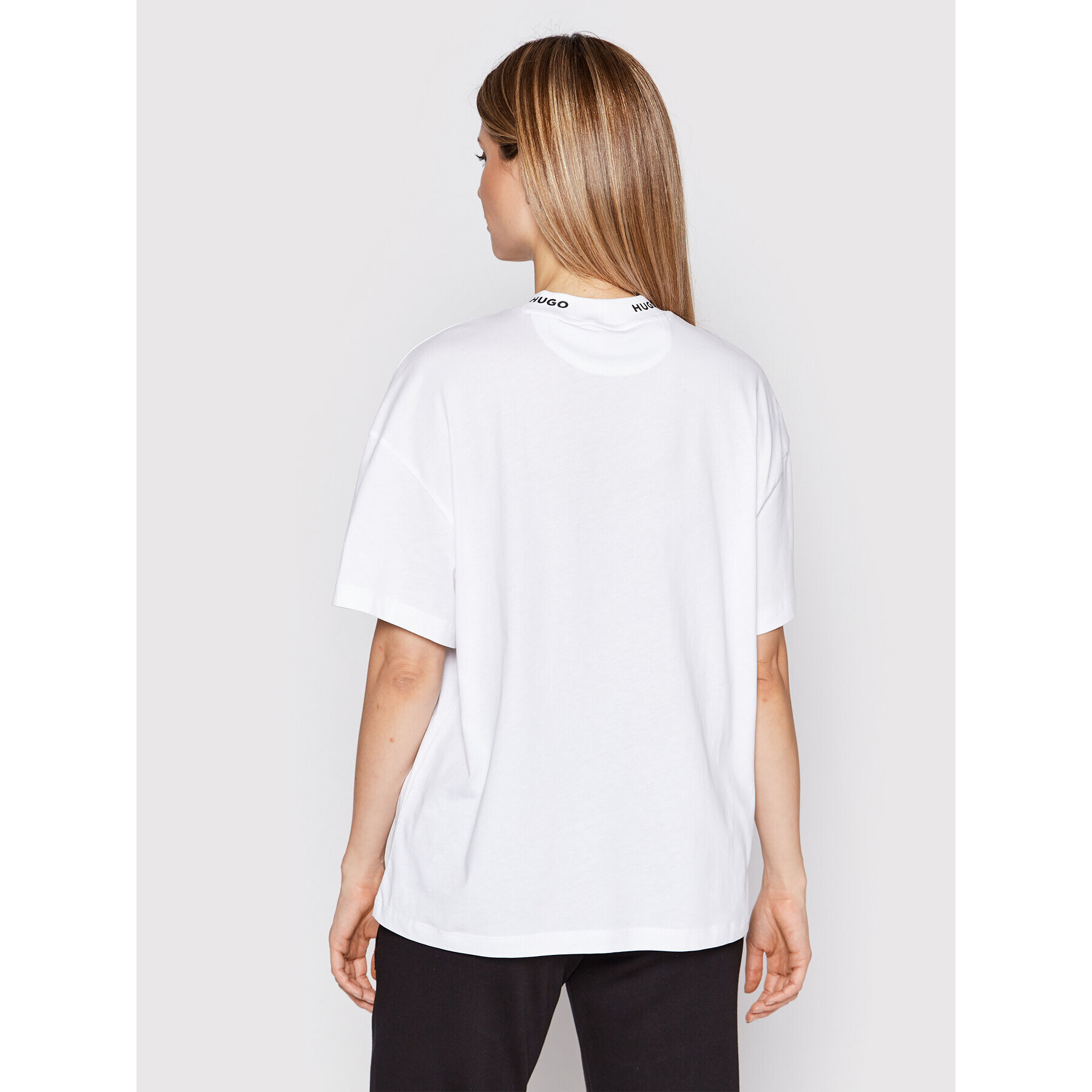 Hugo Тишърт Dorene_1 50473300 Бял Regular Fit - Pepit.bg