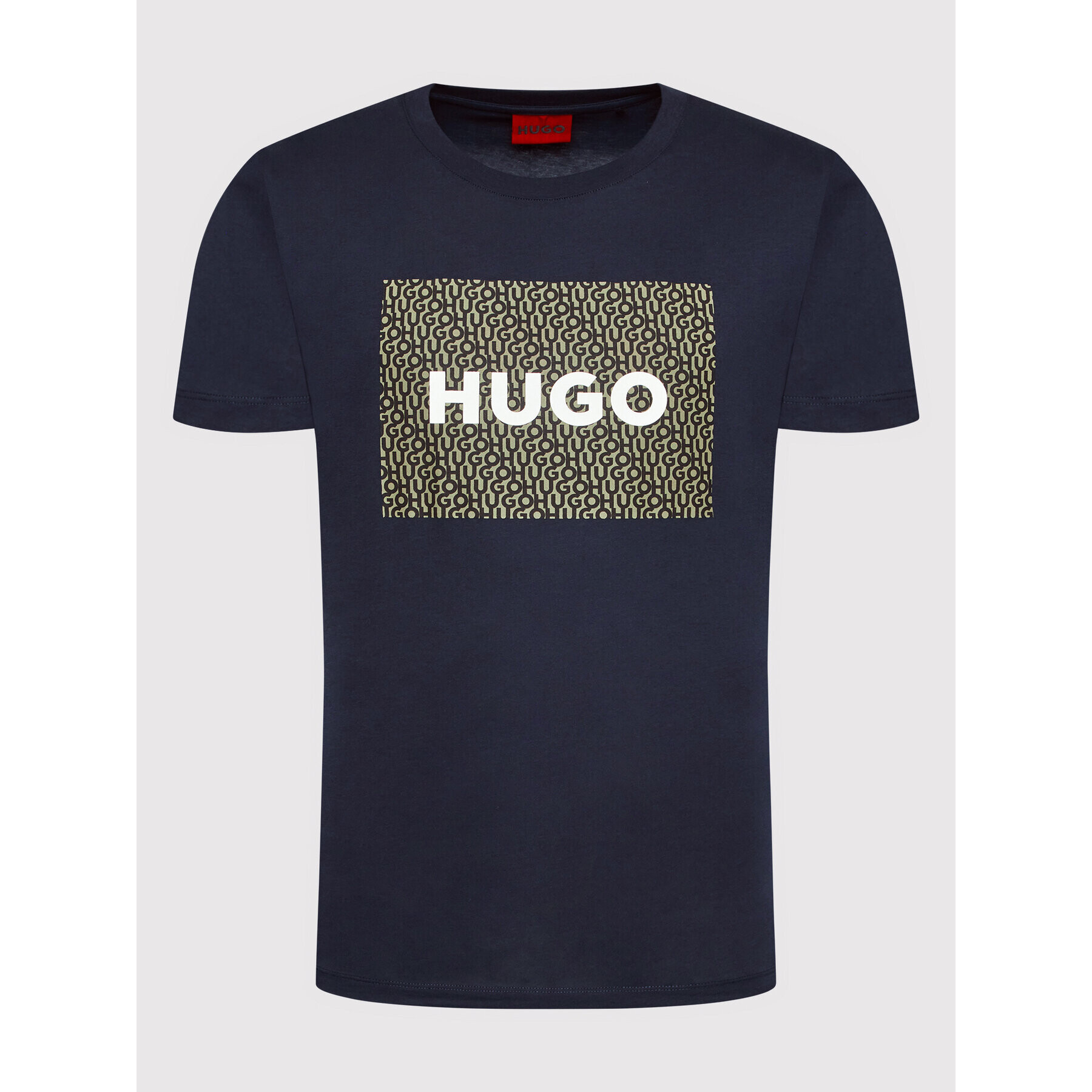 Hugo Тишърт Dulive_U223 50471672 Тъмносин Regular Fit - Pepit.bg