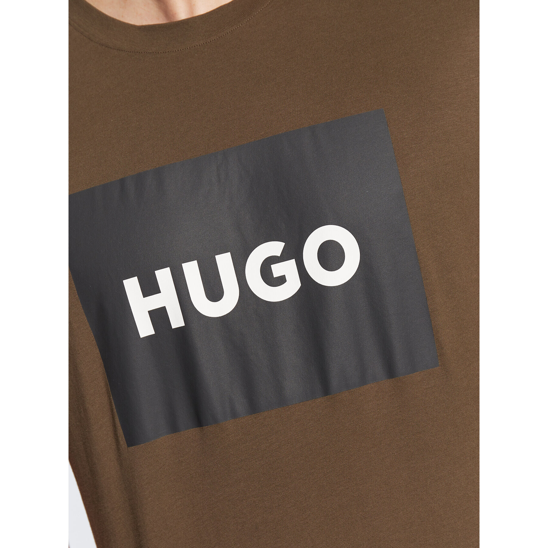 Hugo Тишърт Dulive222 50467952 Каки Regular Fit - Pepit.bg