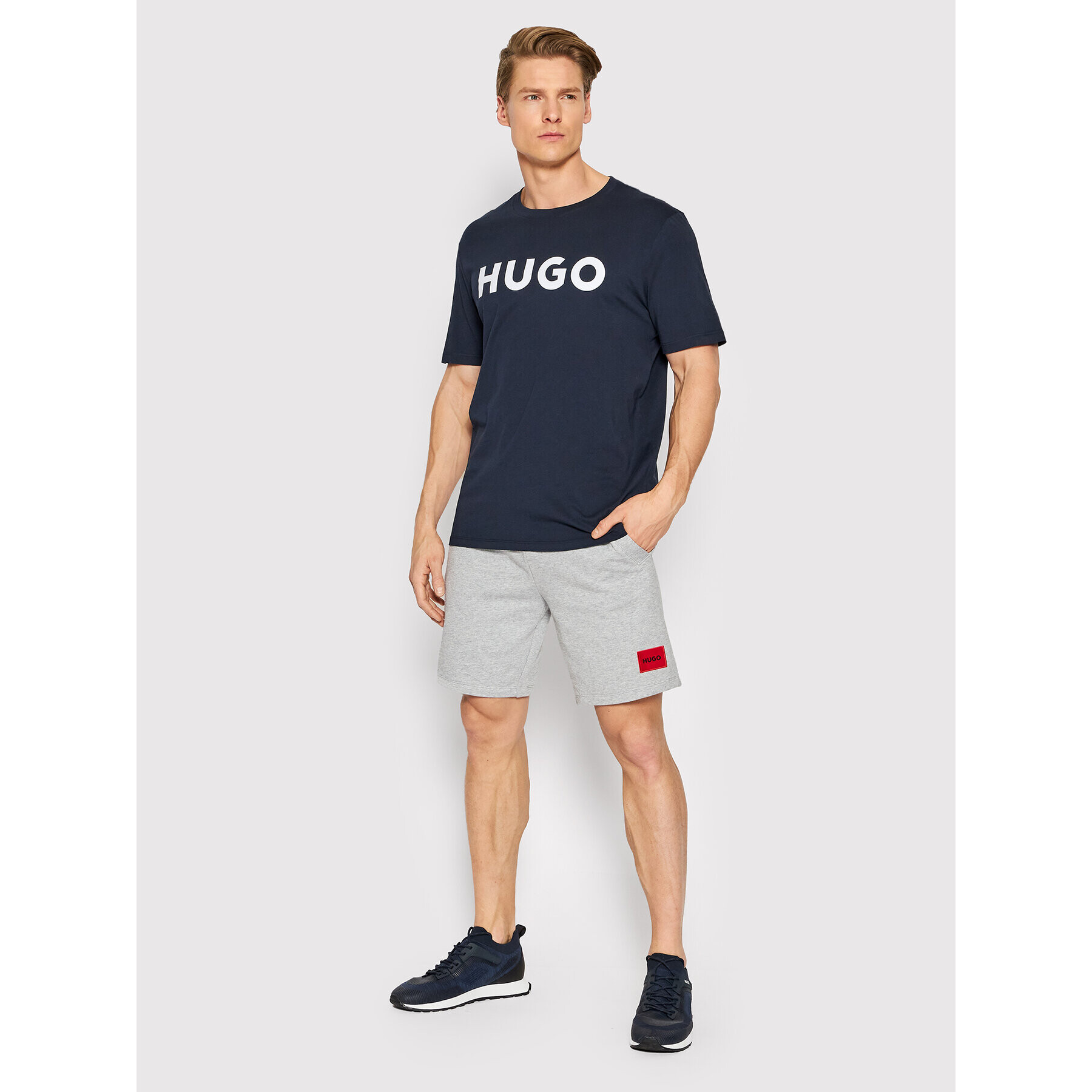 Hugo Тишърт Dulivio 50467556 Тъмносин Regular Fit - Pepit.bg