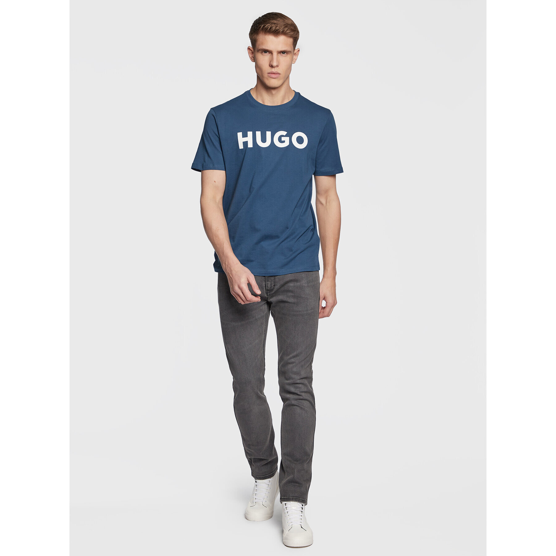 Hugo Тишърт Dulivio 50467556 Тъмносин Regular Fit - Pepit.bg