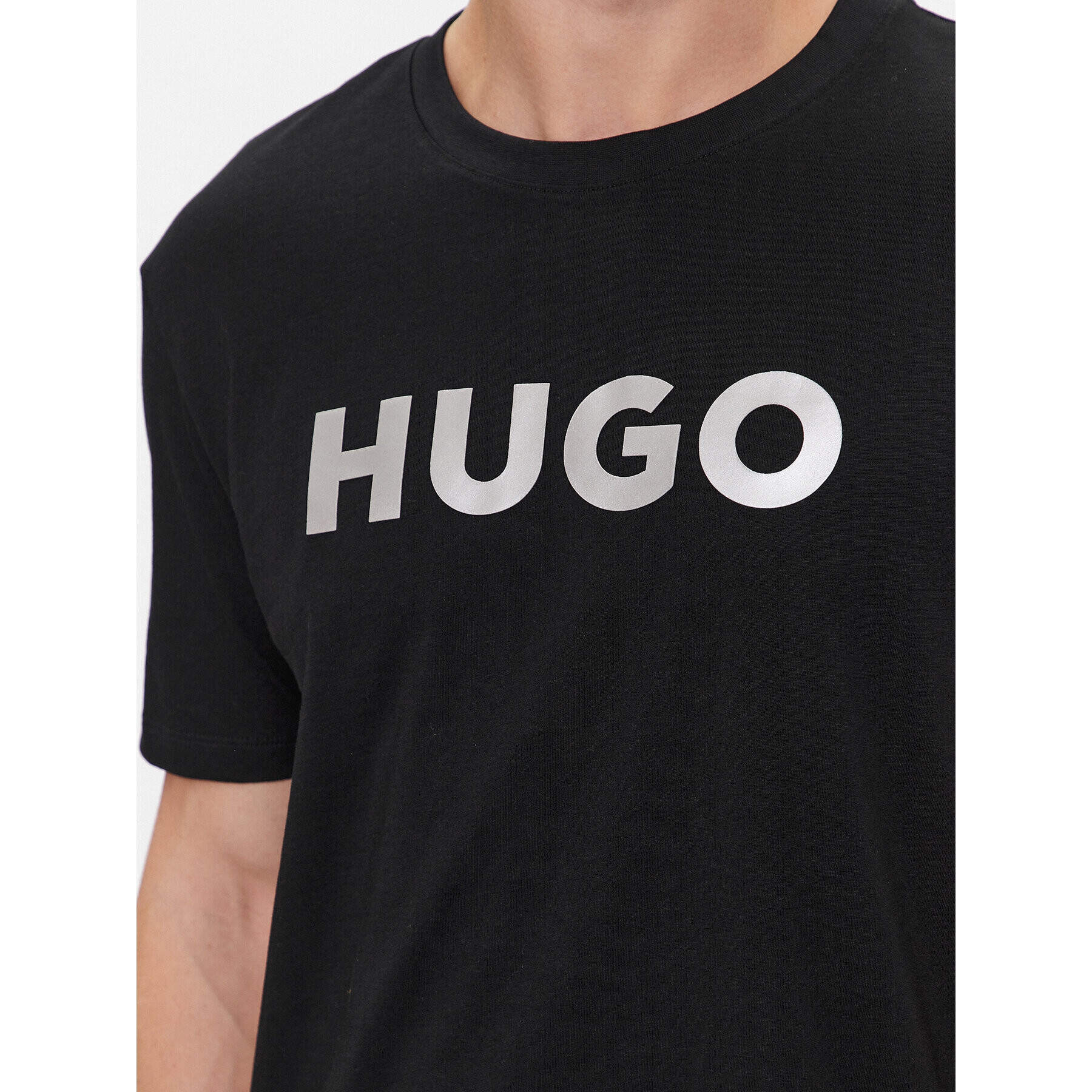 Hugo Тишърт Dulivio 50506996 Черен Regular Fit - Pepit.bg