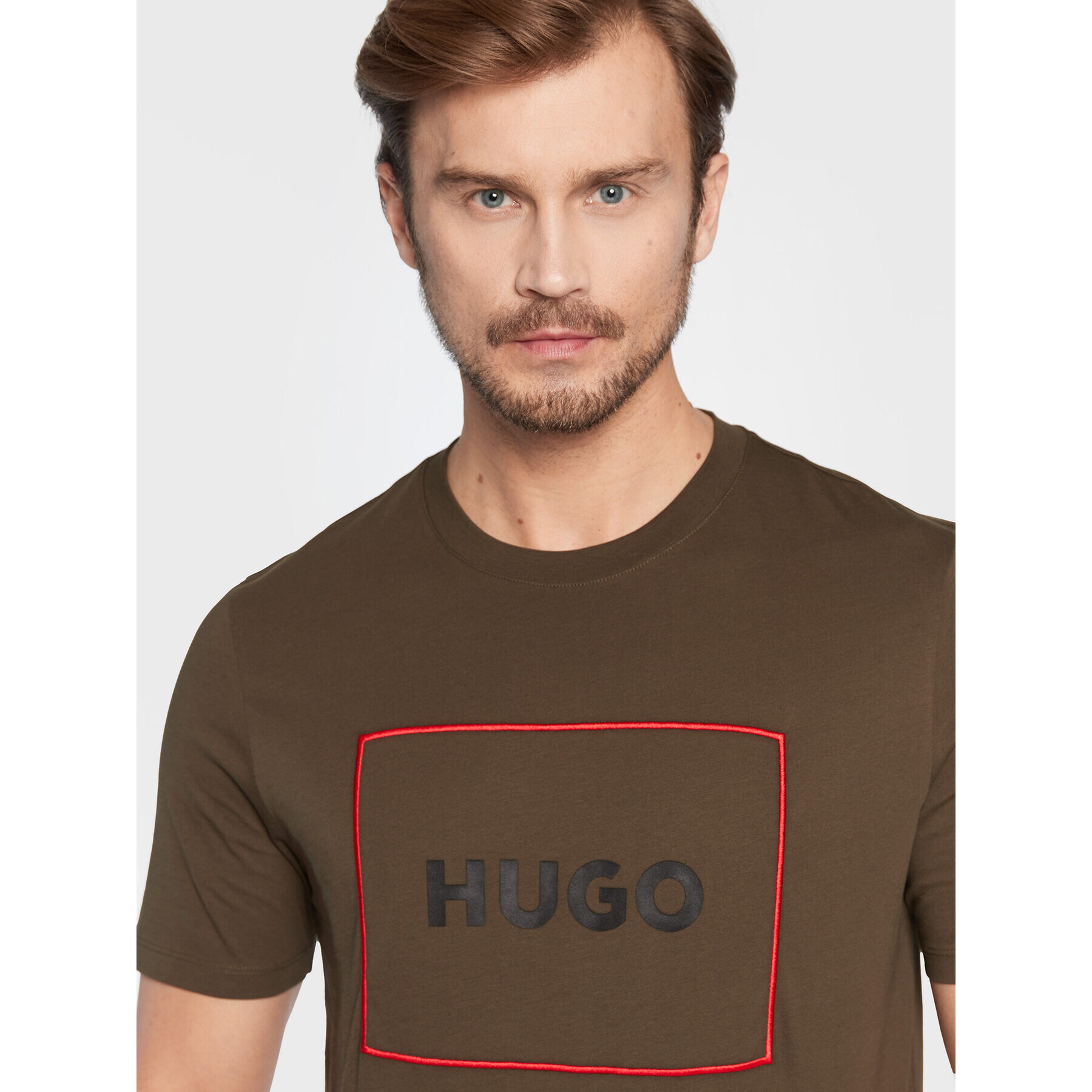 Hugo Тишърт Dumex 50475330 Зелен Regular Fit - Pepit.bg