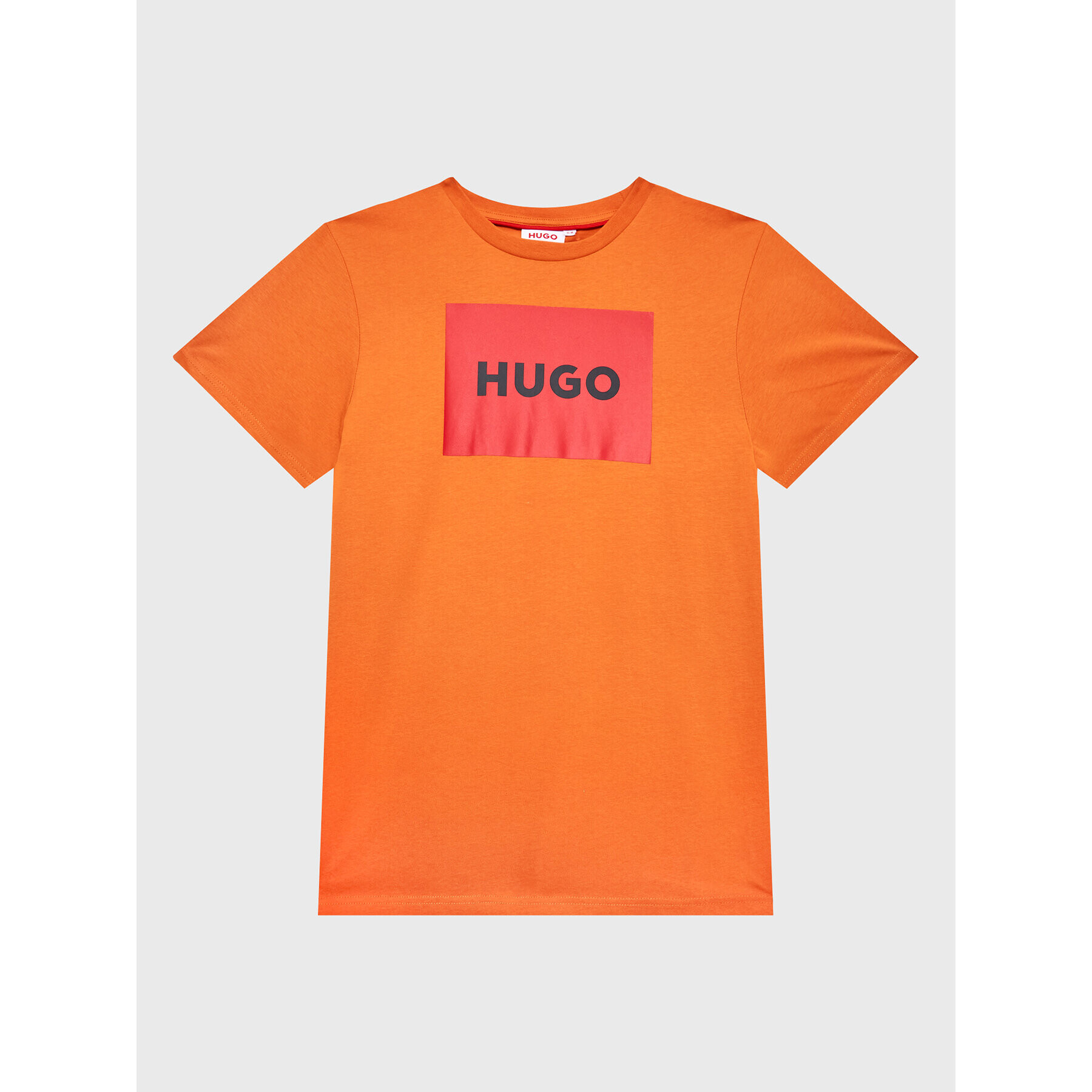 Hugo Тишърт G25103 D Оранжев Regular Fit - Pepit.bg