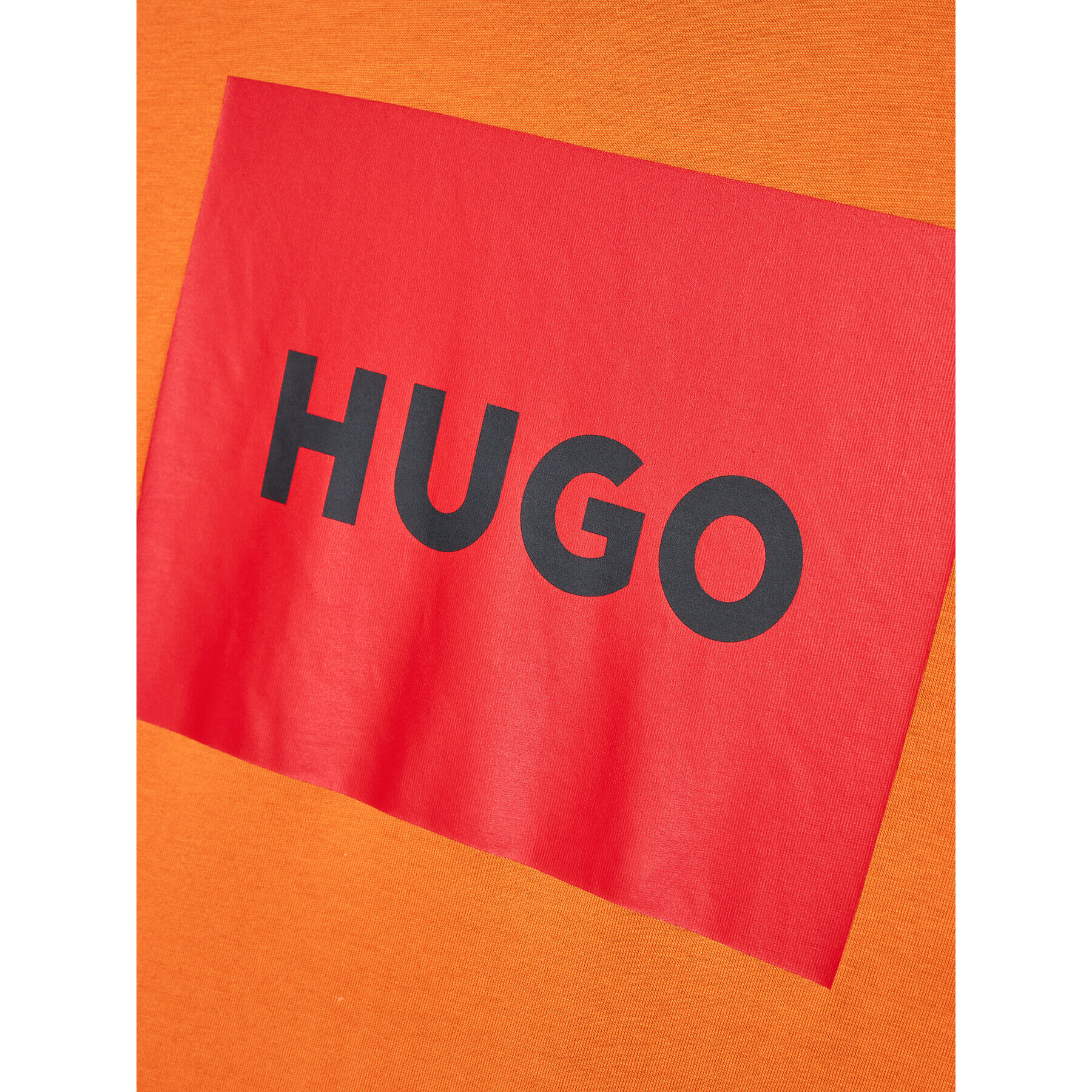 Hugo Тишърт G25103 D Оранжев Regular Fit - Pepit.bg