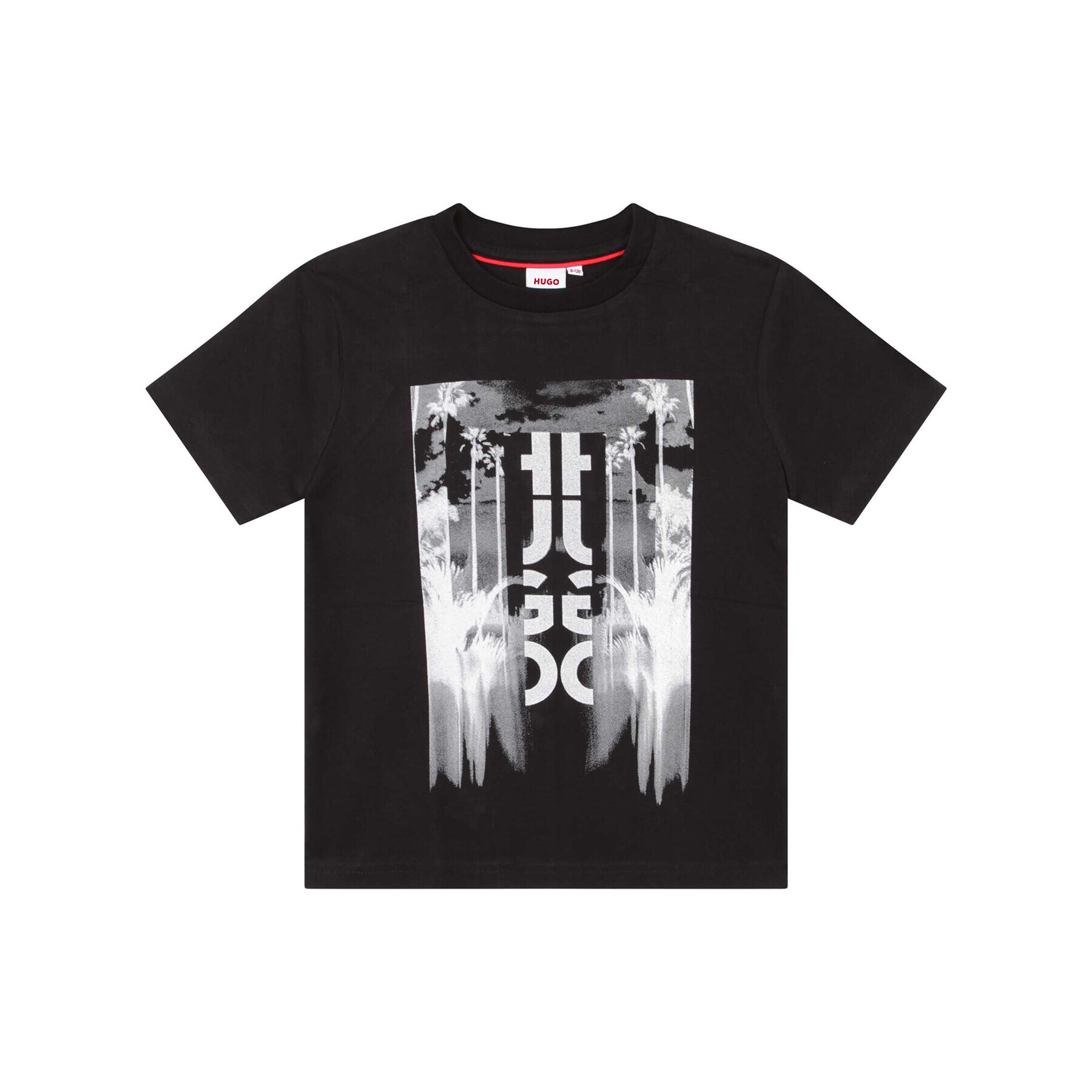 Hugo Тишърт G25107 S Черен Regular Fit - Pepit.bg