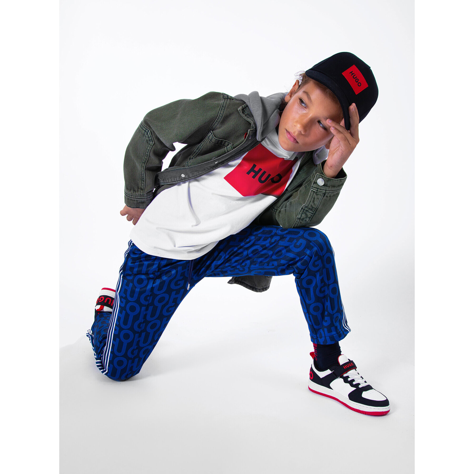 Hugo Тишърт G25132 D Бял Regular Fit - Pepit.bg