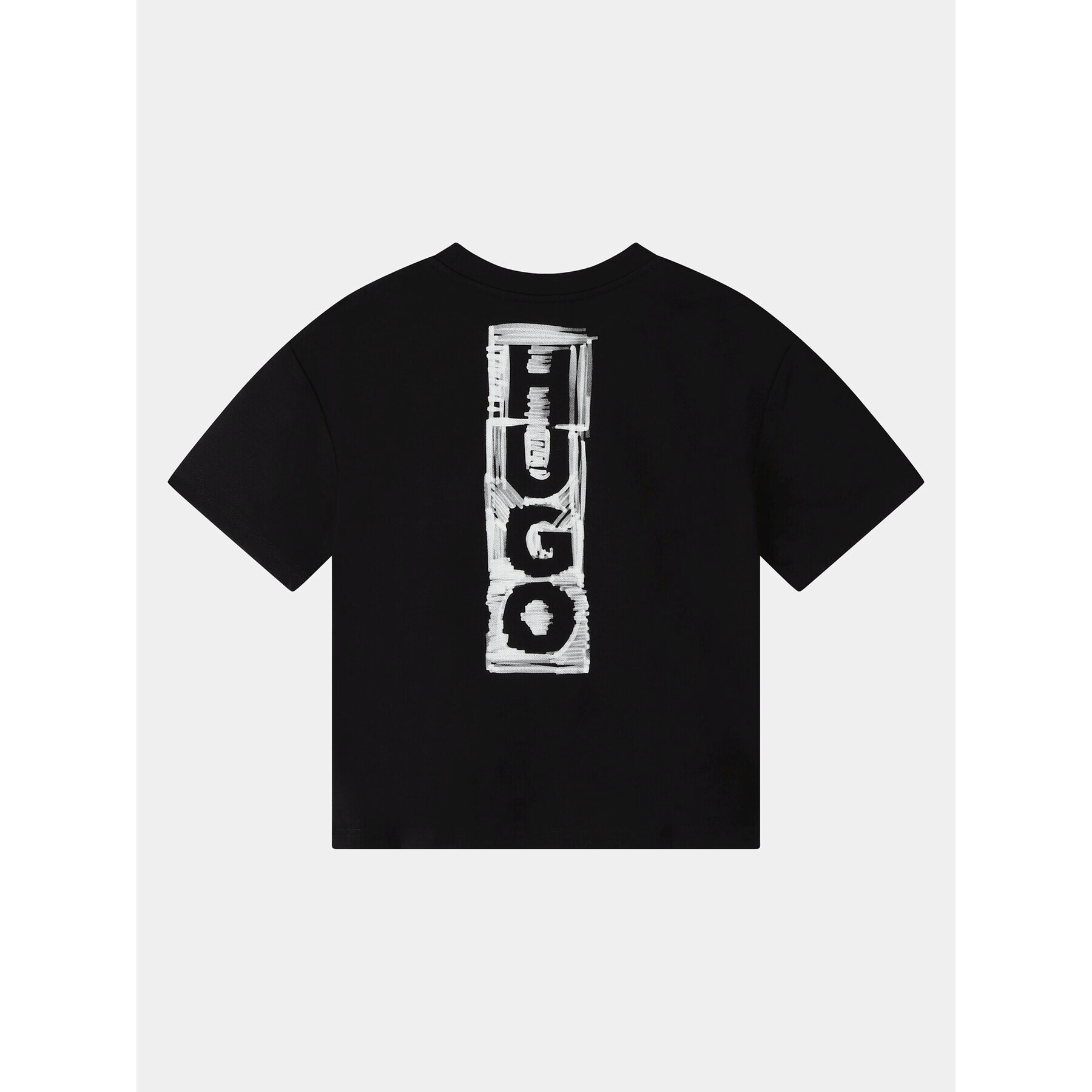 Hugo Тишърт G25140 D Черен Regular Fit - Pepit.bg