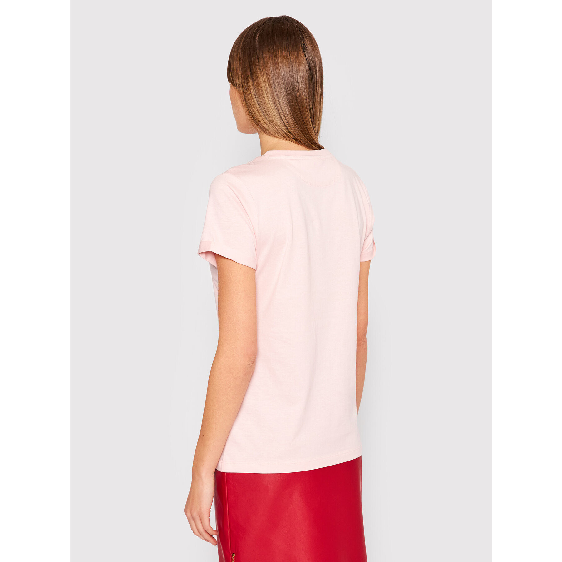 Hugo Тишърт Redlabel 0456008 Розов Slim Fit - Pepit.bg