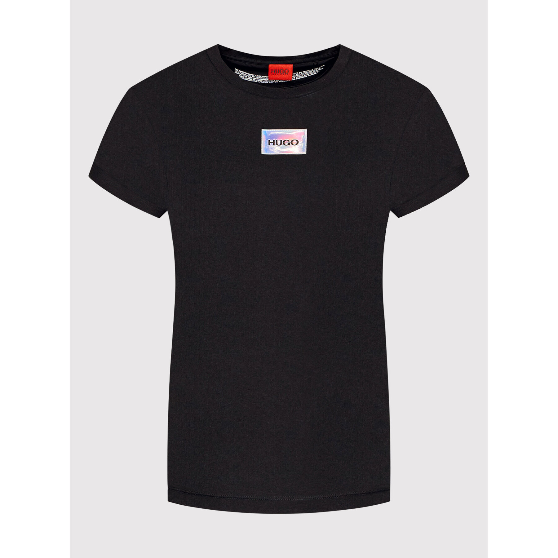 Hugo Тишърт Tee_Redlabel 50456008 Черен Slim Fit - Pepit.bg