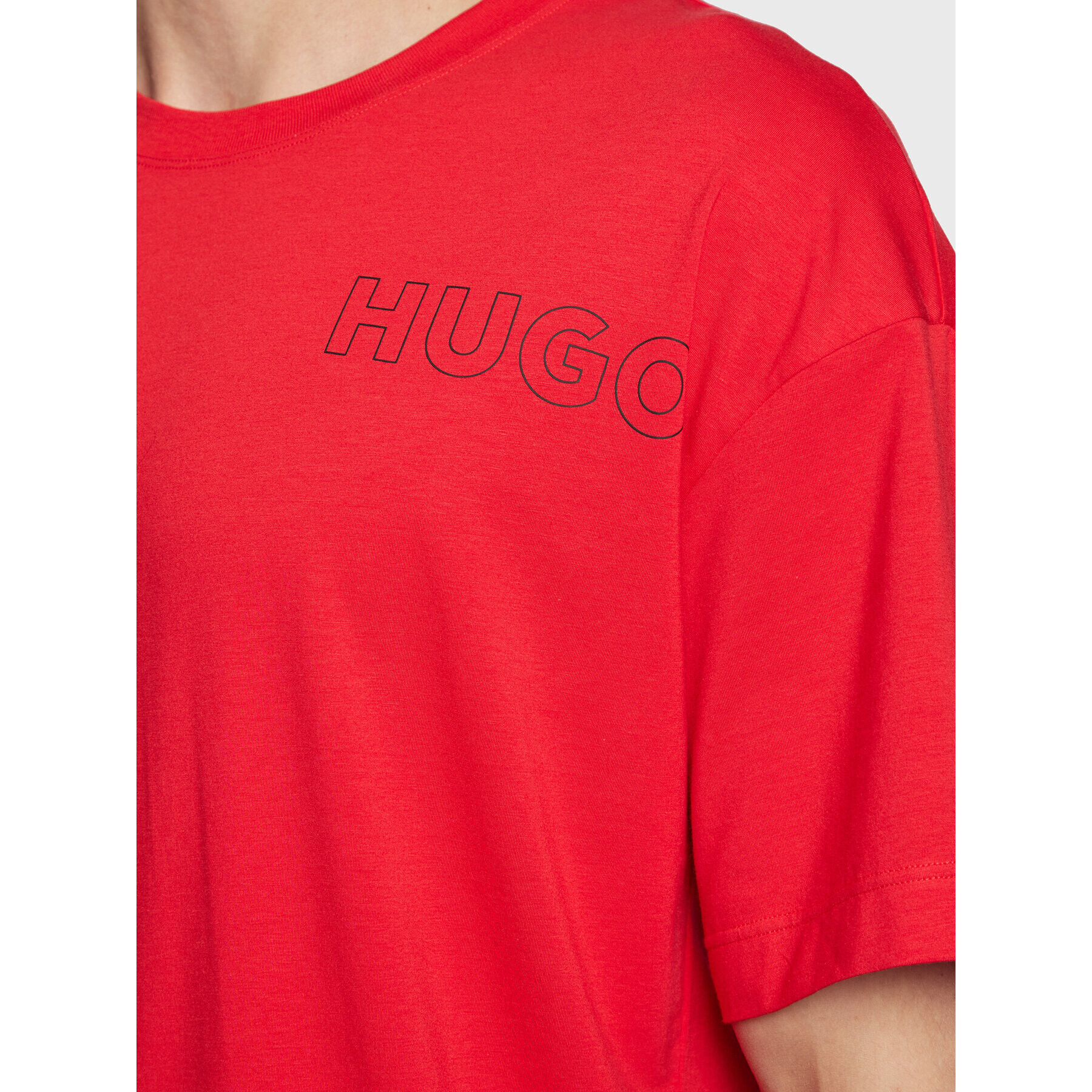 Hugo Тишърт Unite 50478916 Червен Regular Fit - Pepit.bg