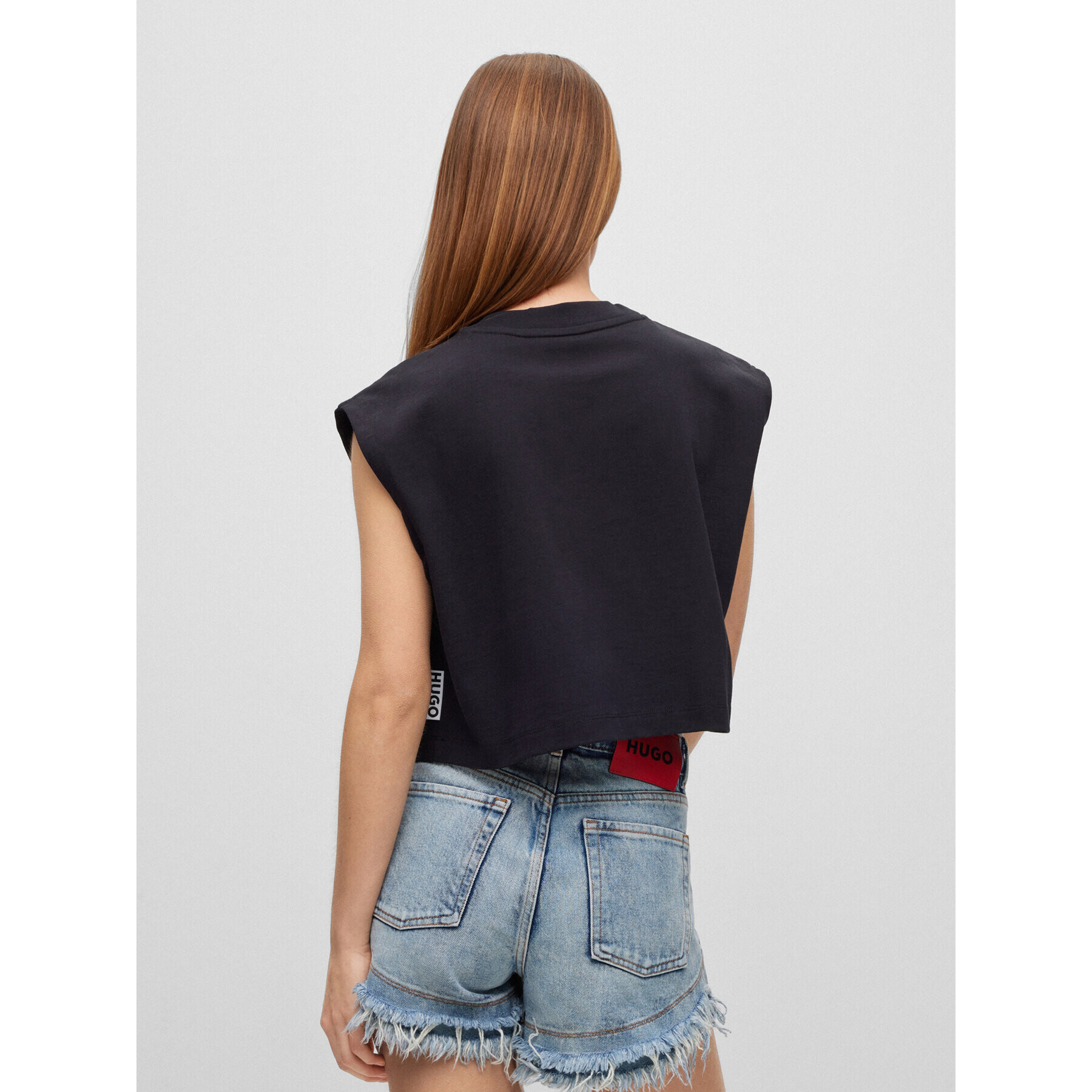 Hugo топ 50489122 Черен Regular Fit - Pepit.bg