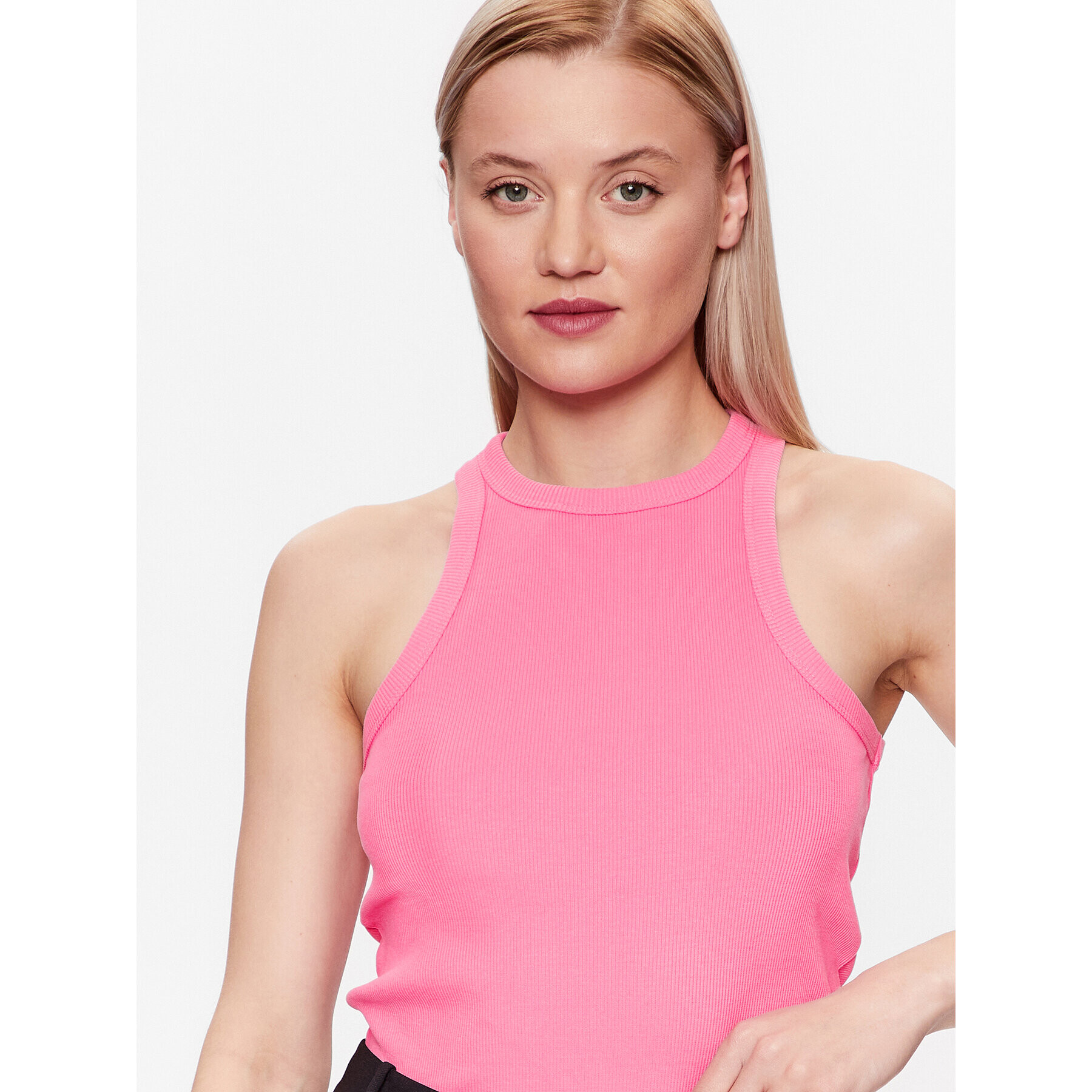 Hugo топ Classic Tank 50478532 Розов Slim Fit - Pepit.bg