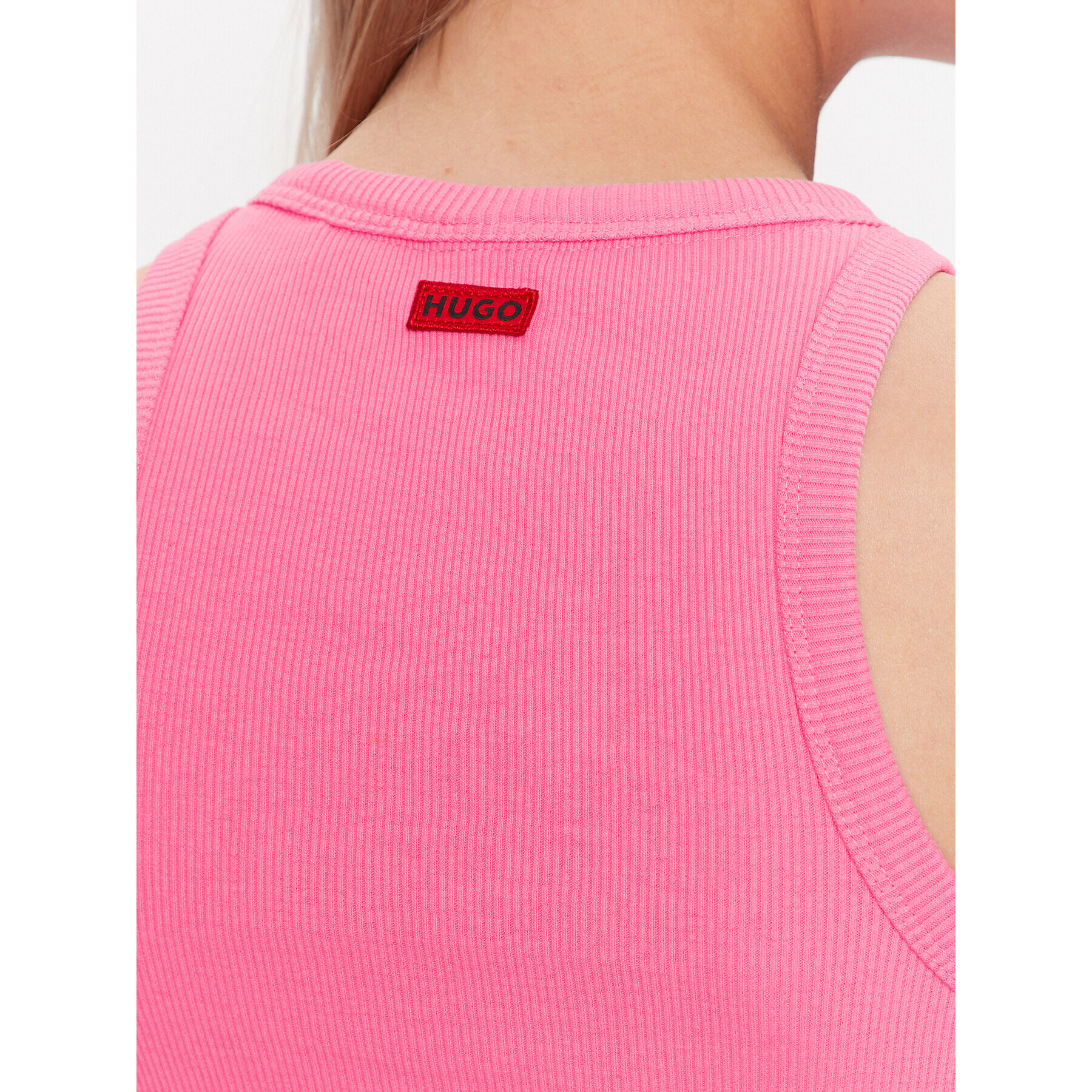 Hugo топ Classic Tank 50478532 Розов Slim Fit - Pepit.bg